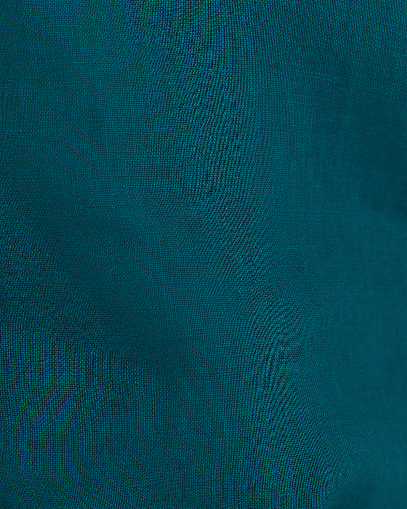 Long Sleeve Linen Shirt in DARK TEAL