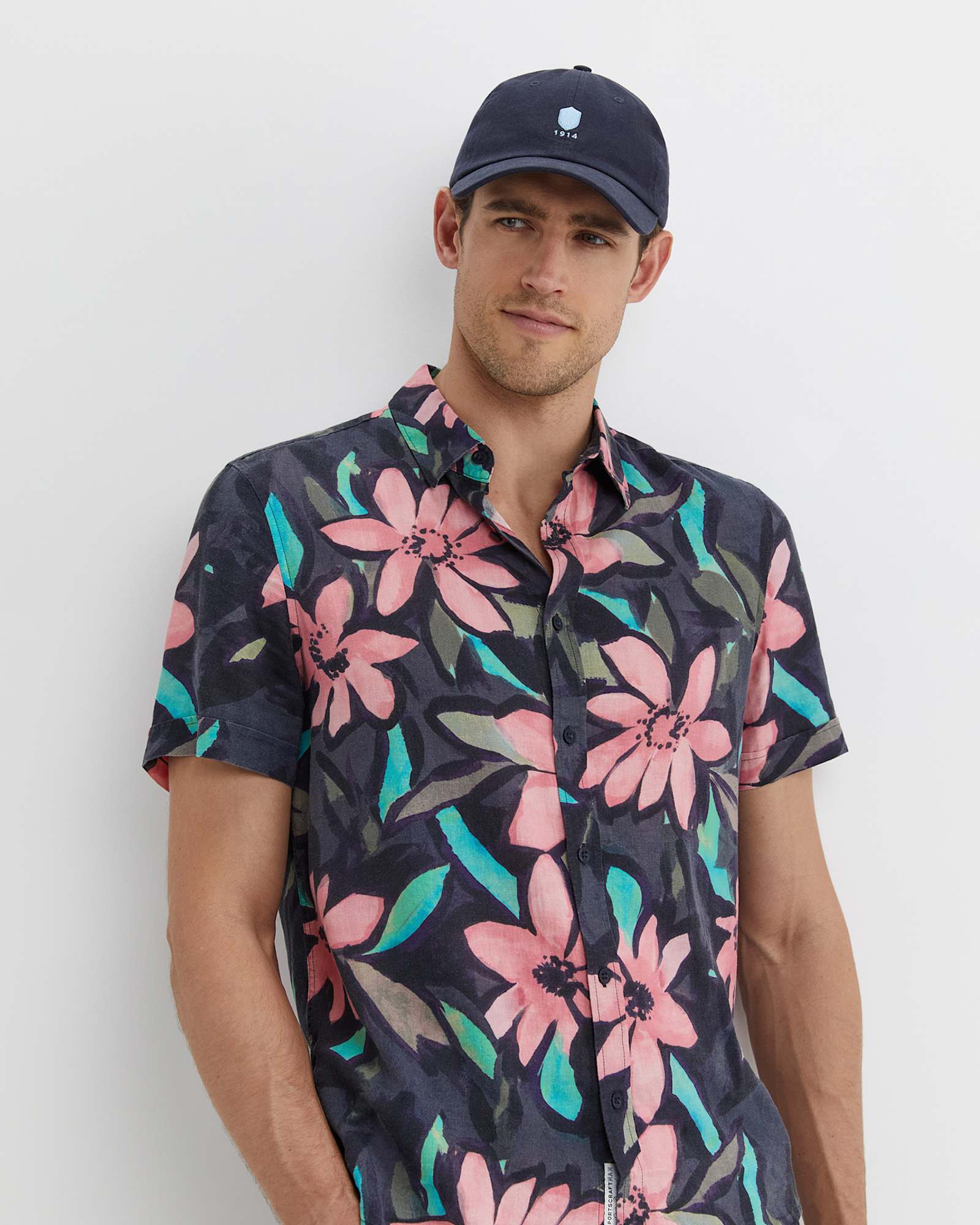 Lane Print Shirt in GREEN