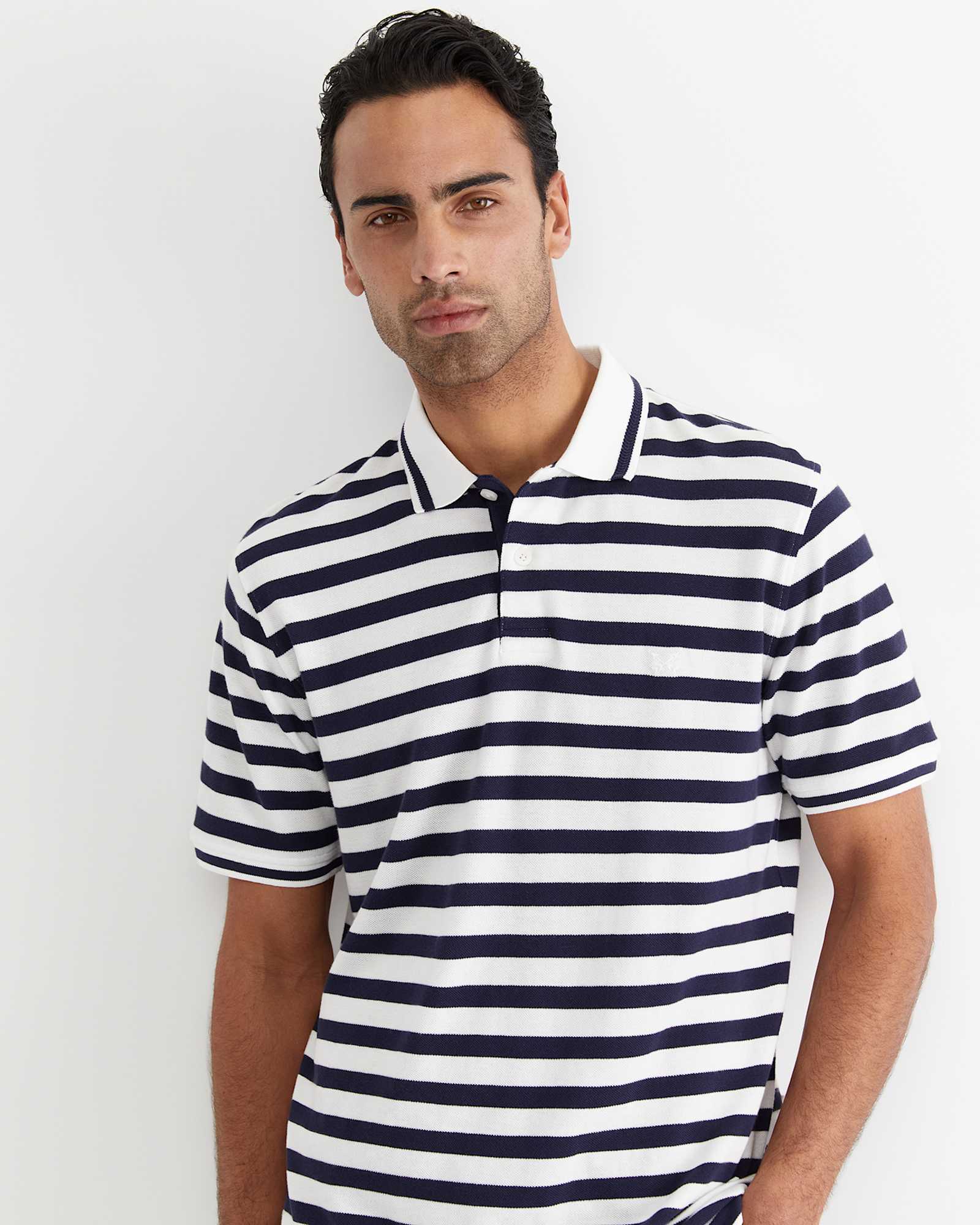Thorn Polo in WHITE MULTI