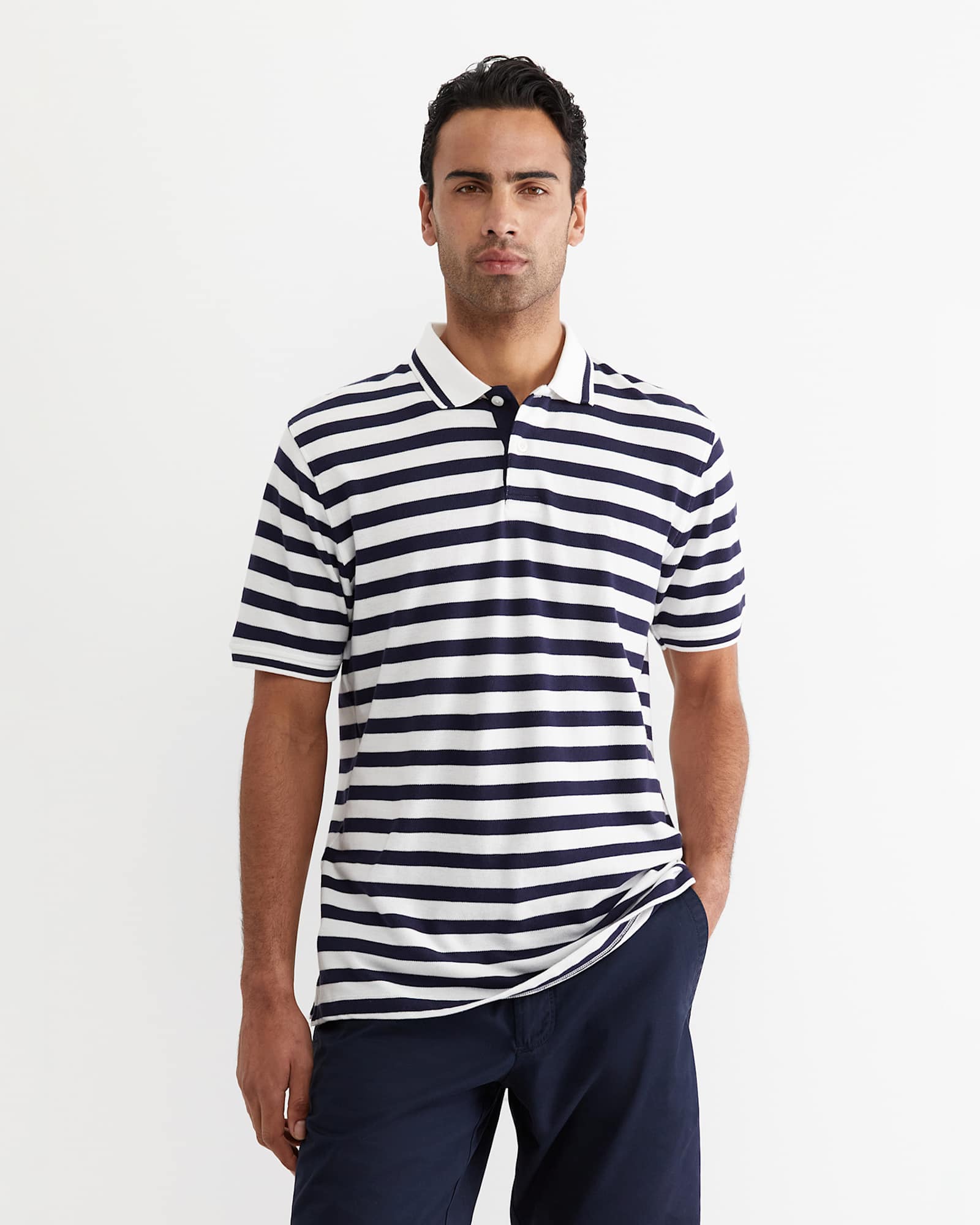 Thorn Polo in WHITE MULTI