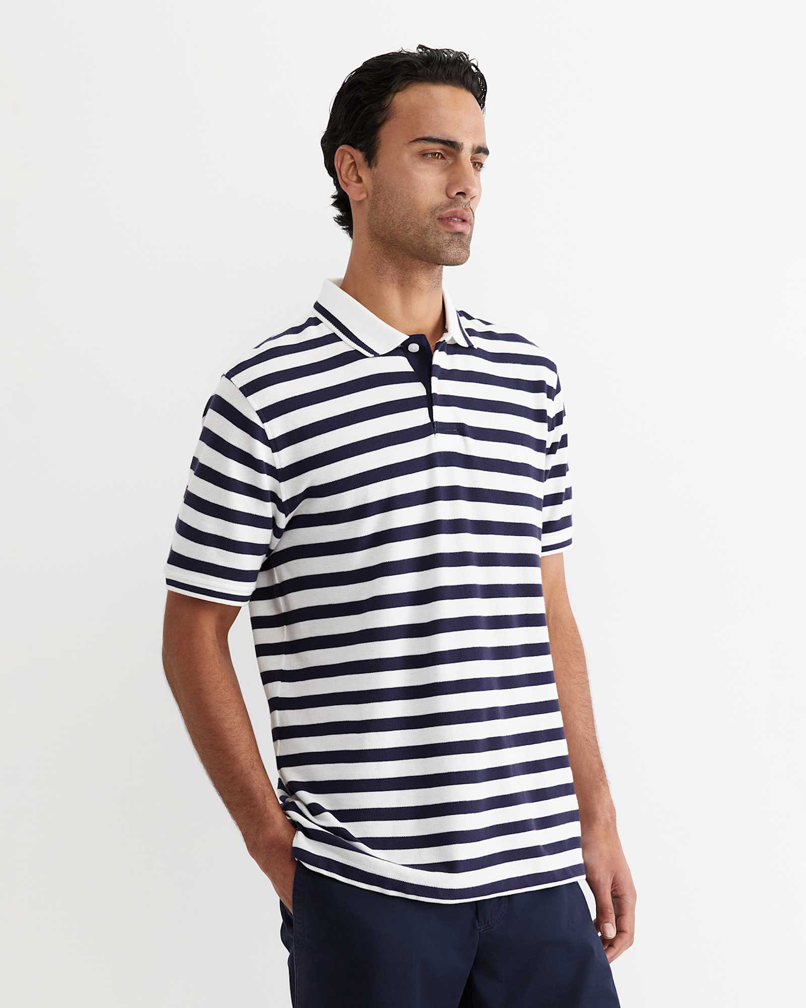 Thorn Polo in WHITE MULTI