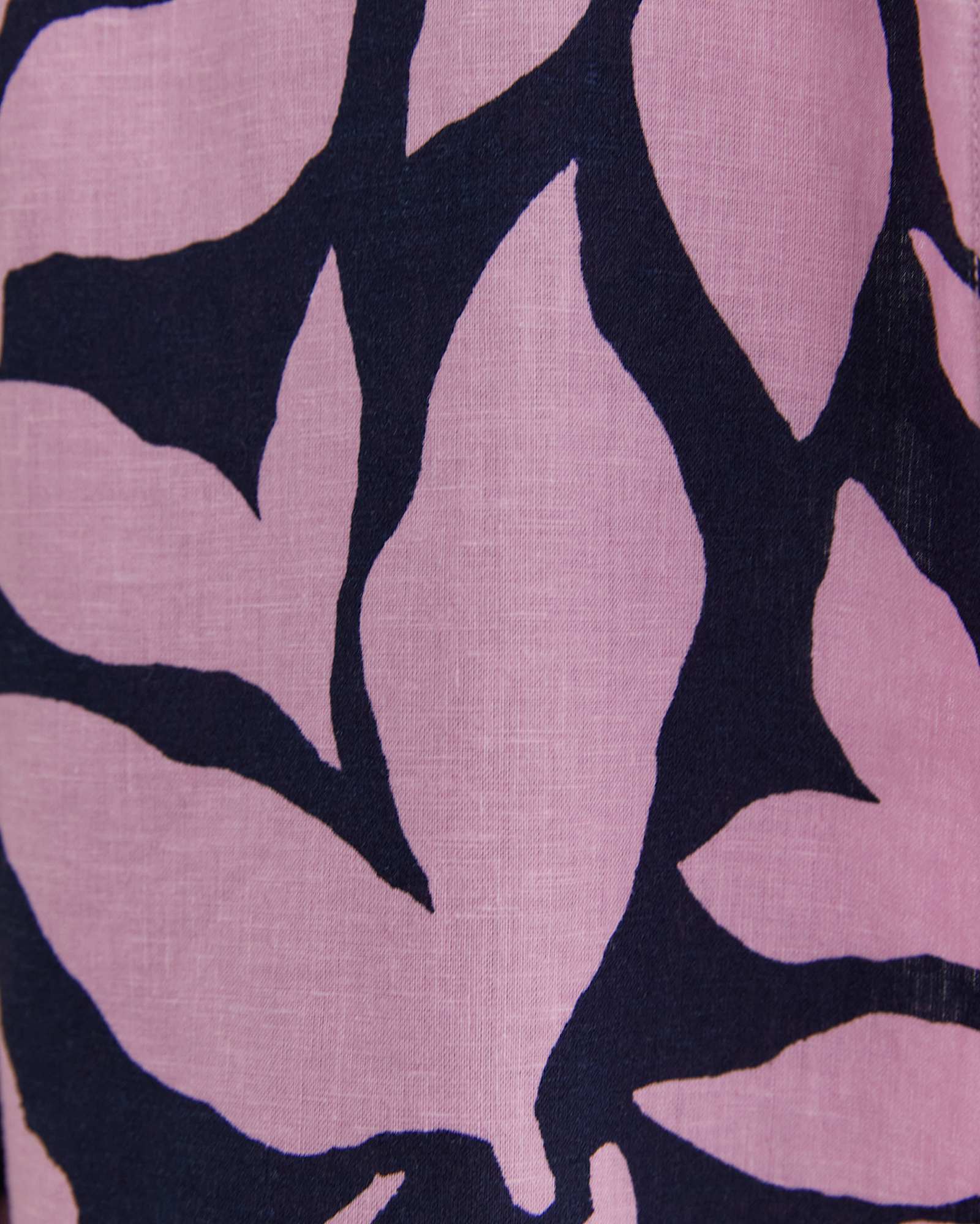Ossary Short Sleeve Print Shirt in PINK/NAVY