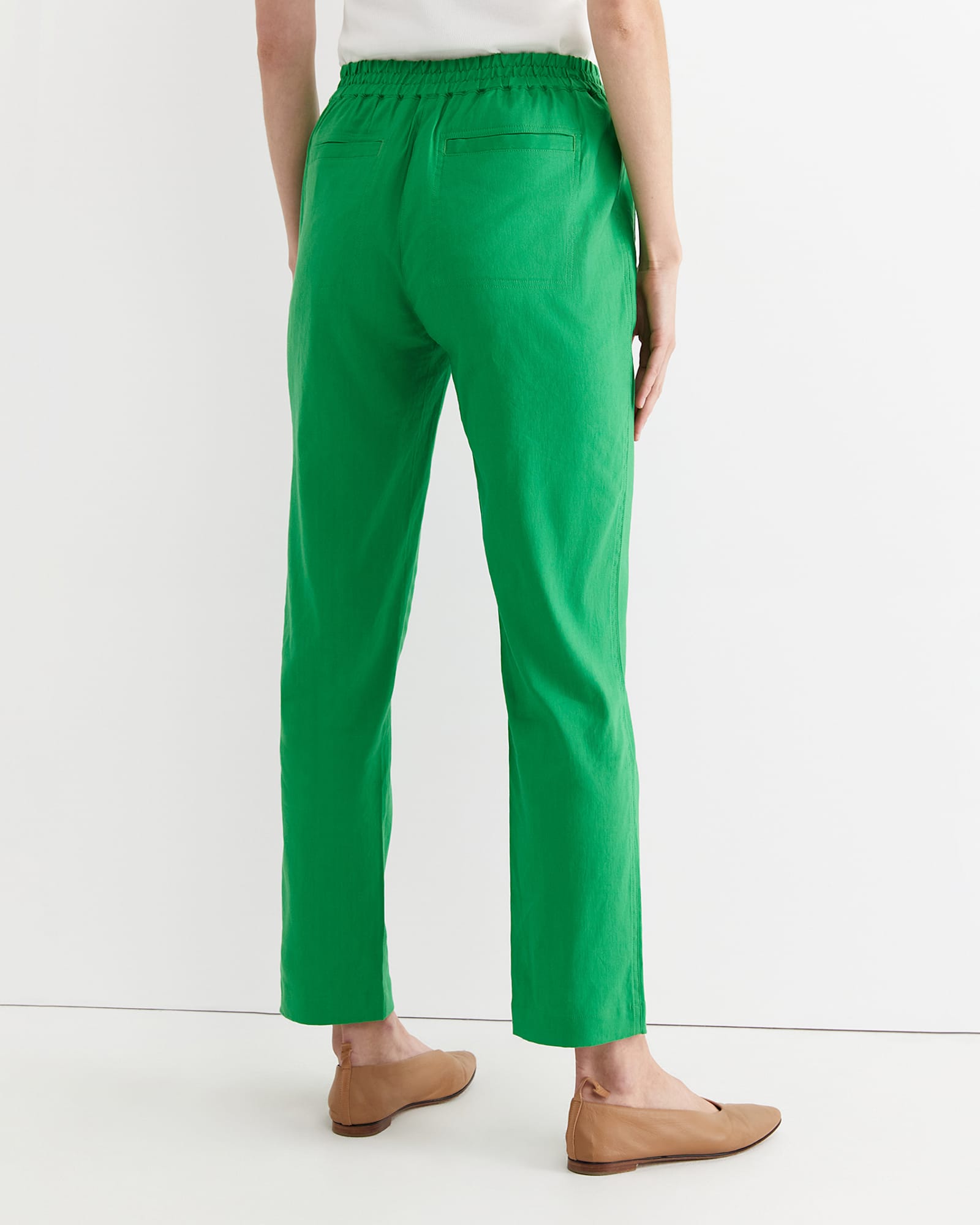 Rosa Linen Pant in FERN