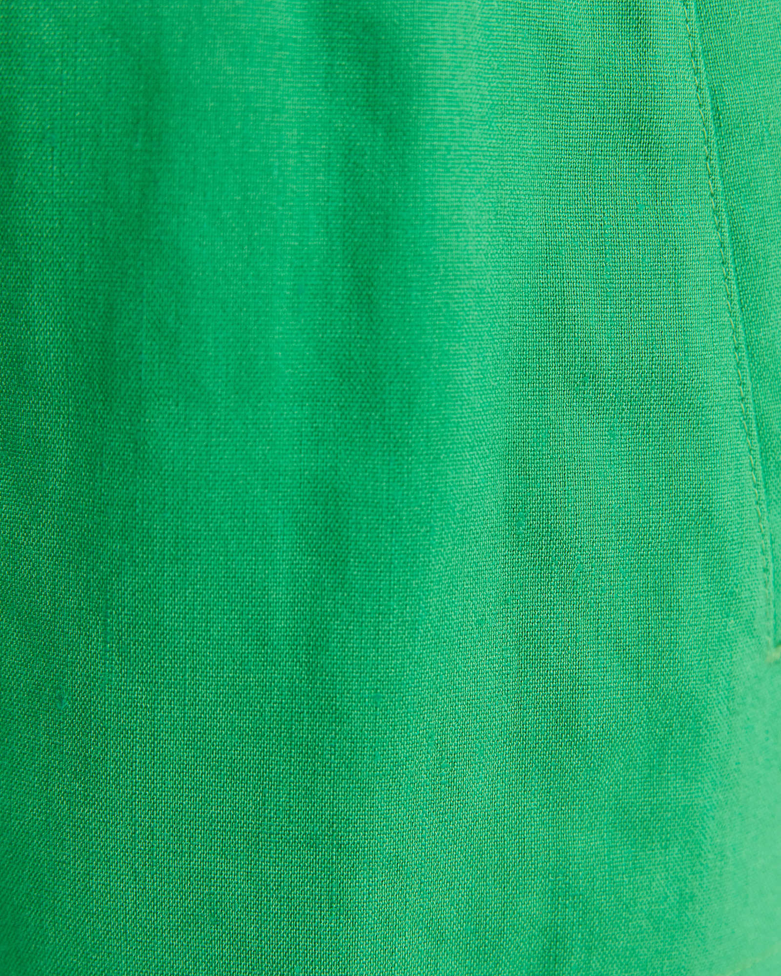 Rosa Crop Linen Pant in FERN