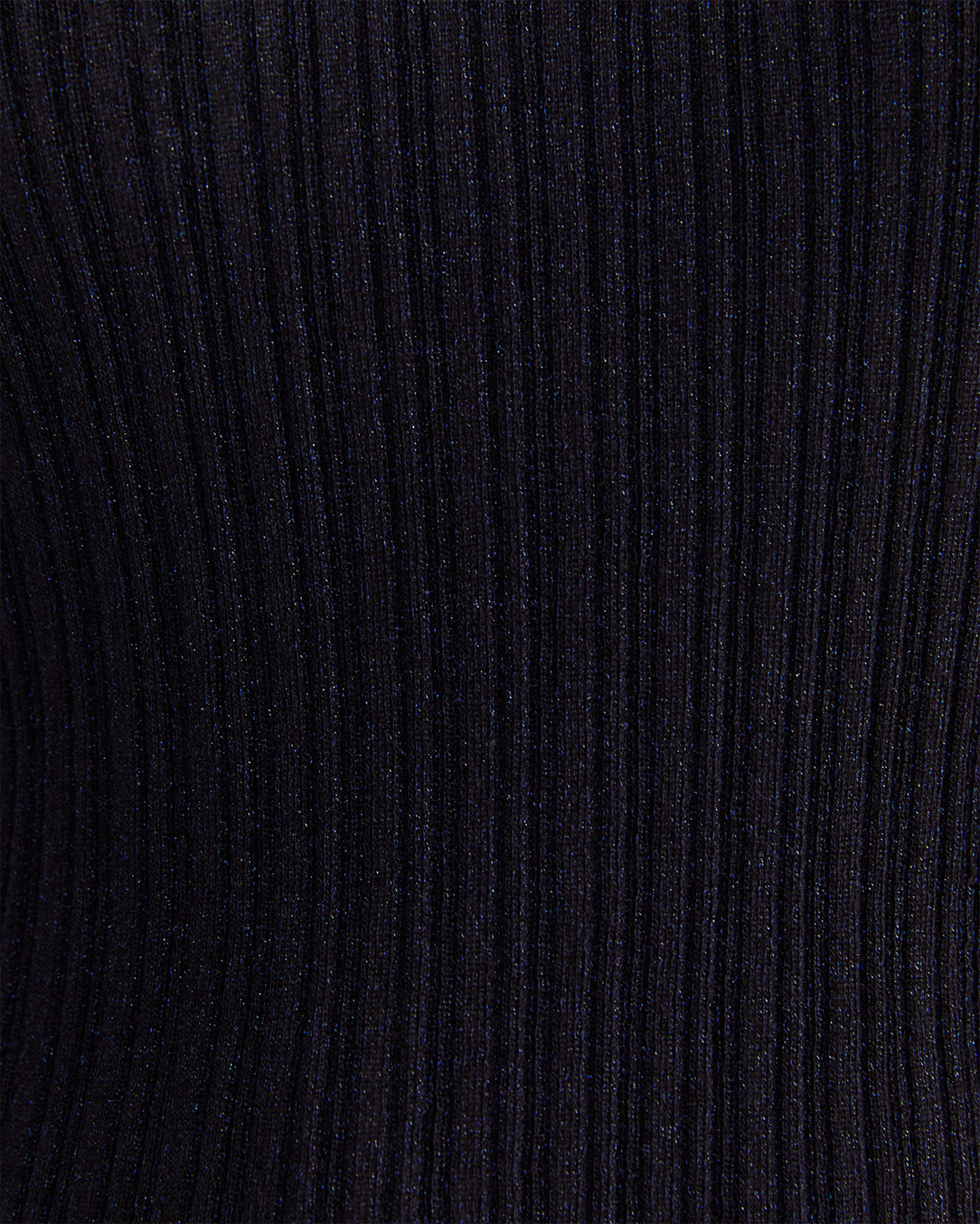 Sparkling Rib Knit Tee in NAVY