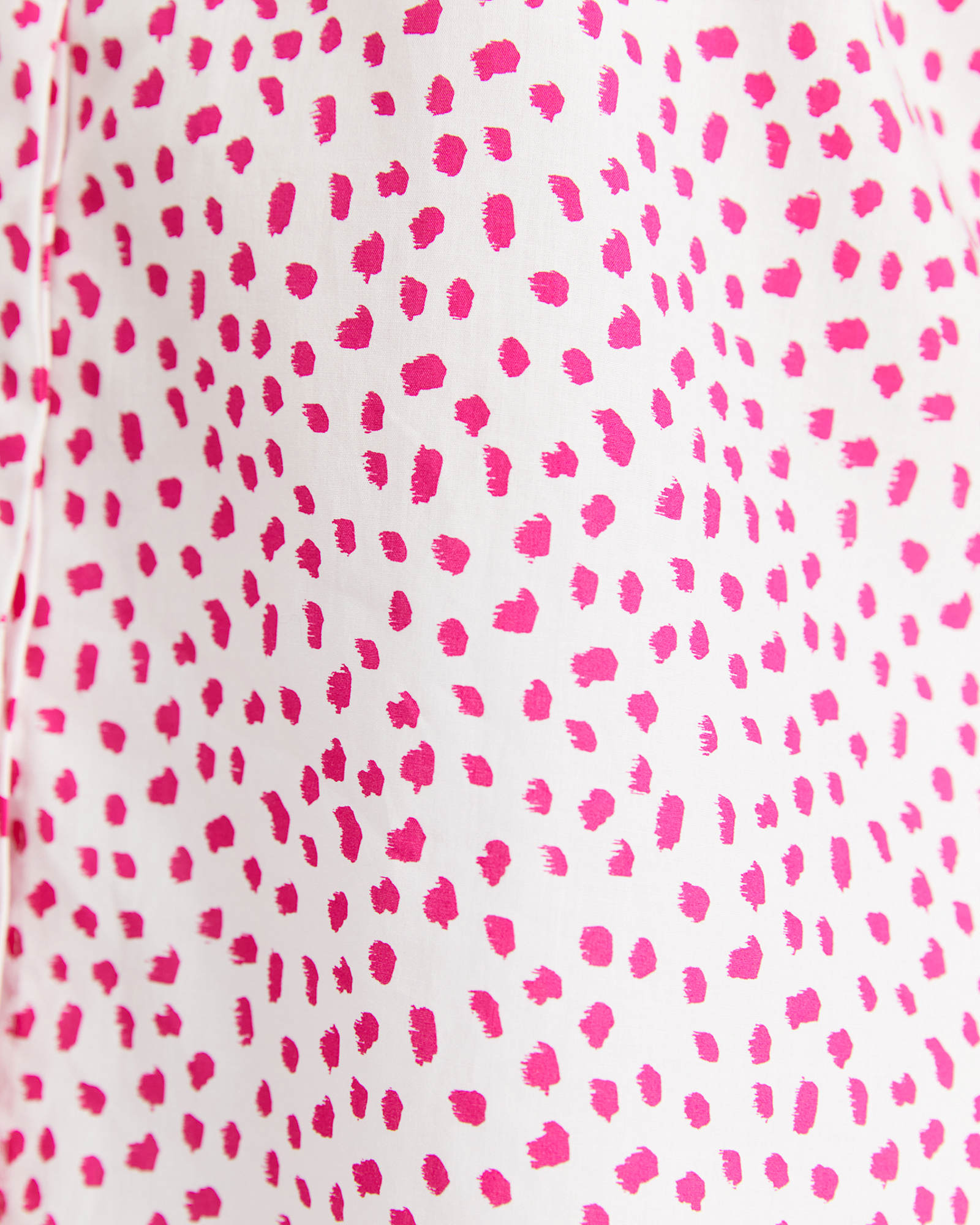 Dashy Lily Voile Shirt in WHITE/PINK