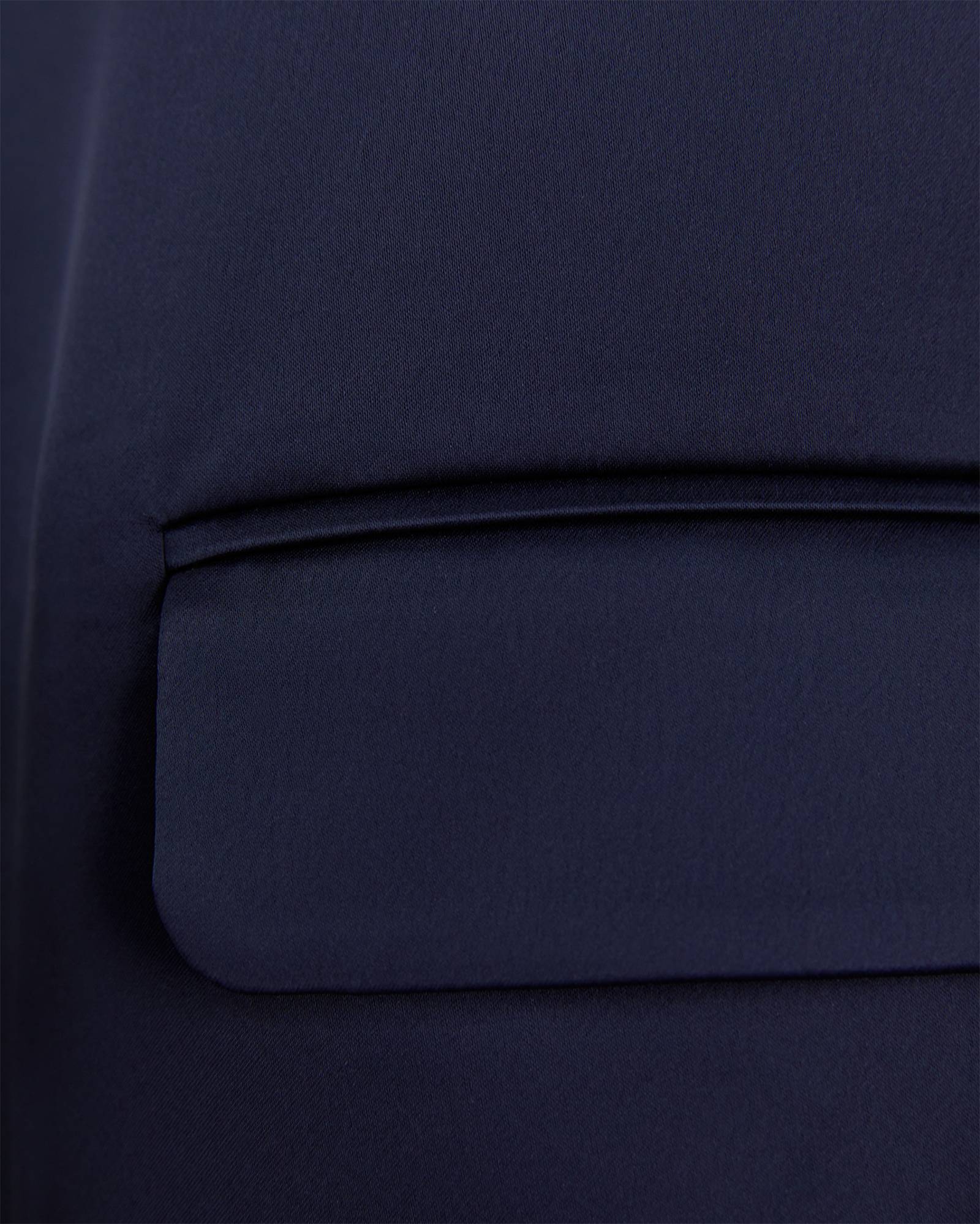 Harlow Sateen Blazer in NAVY