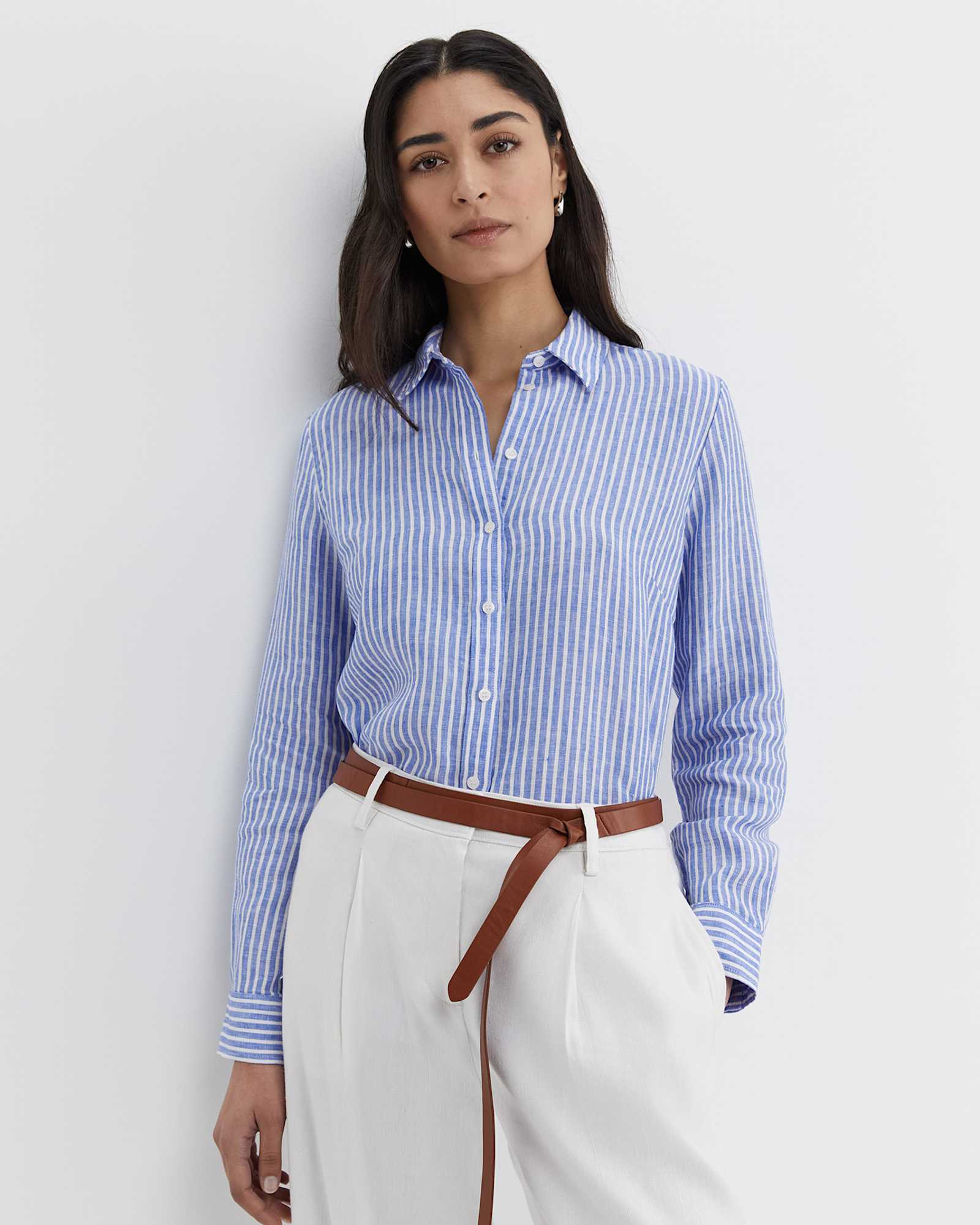 Lara Wrap Leather Belt in TAN