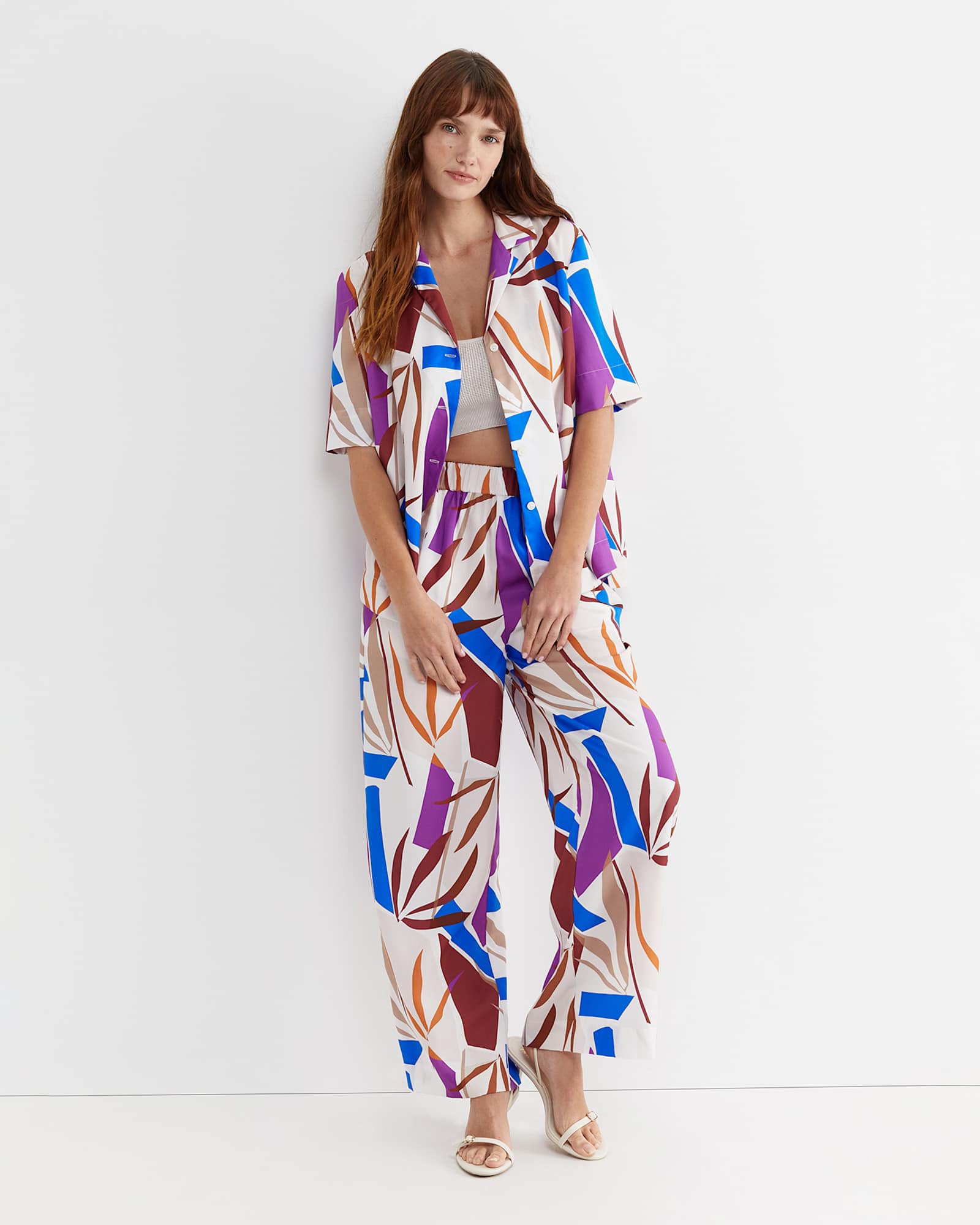 Marie Short Sleeve Shirt in MULTI