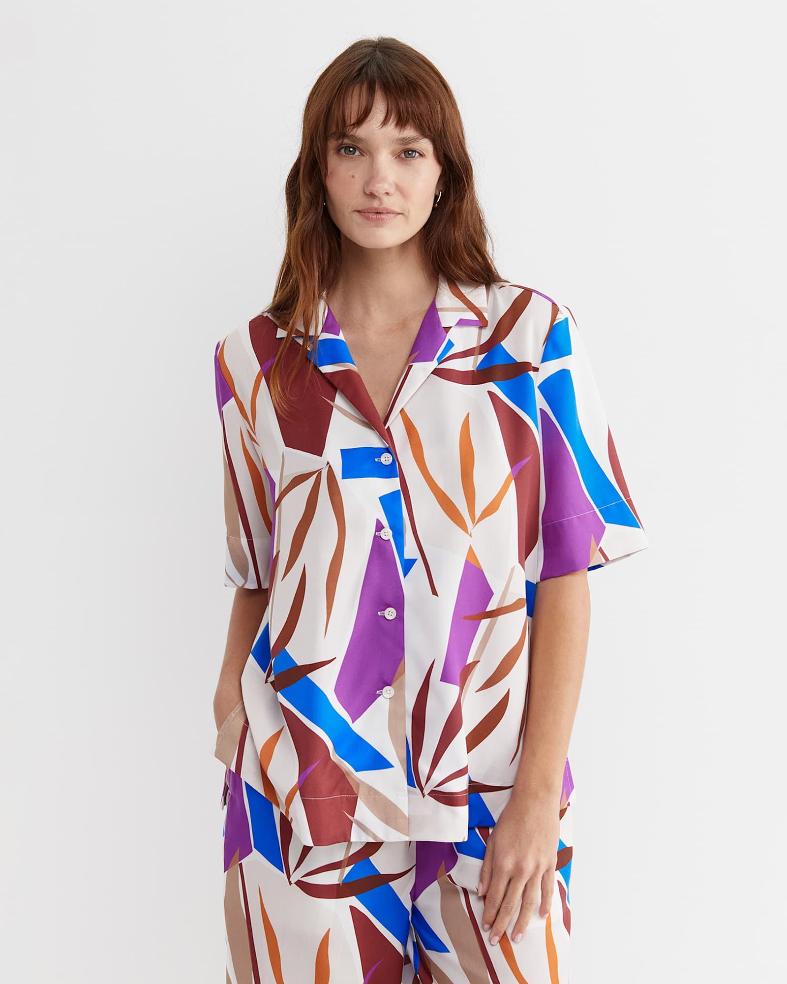 Marie Short Sleeve Shirt in MULTI