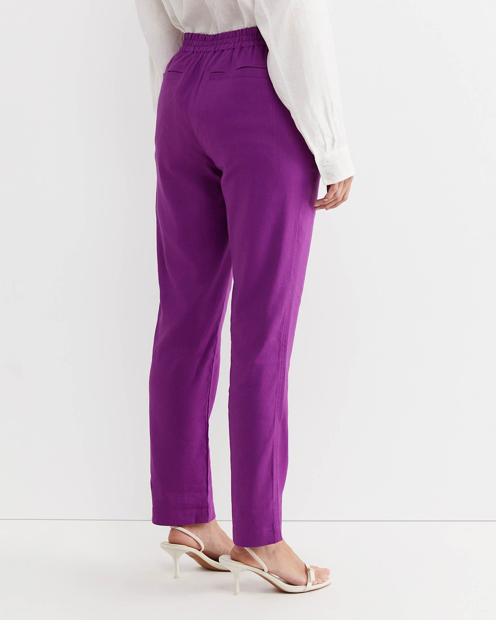 Rosa Linen Pant in HYDRANGEA
