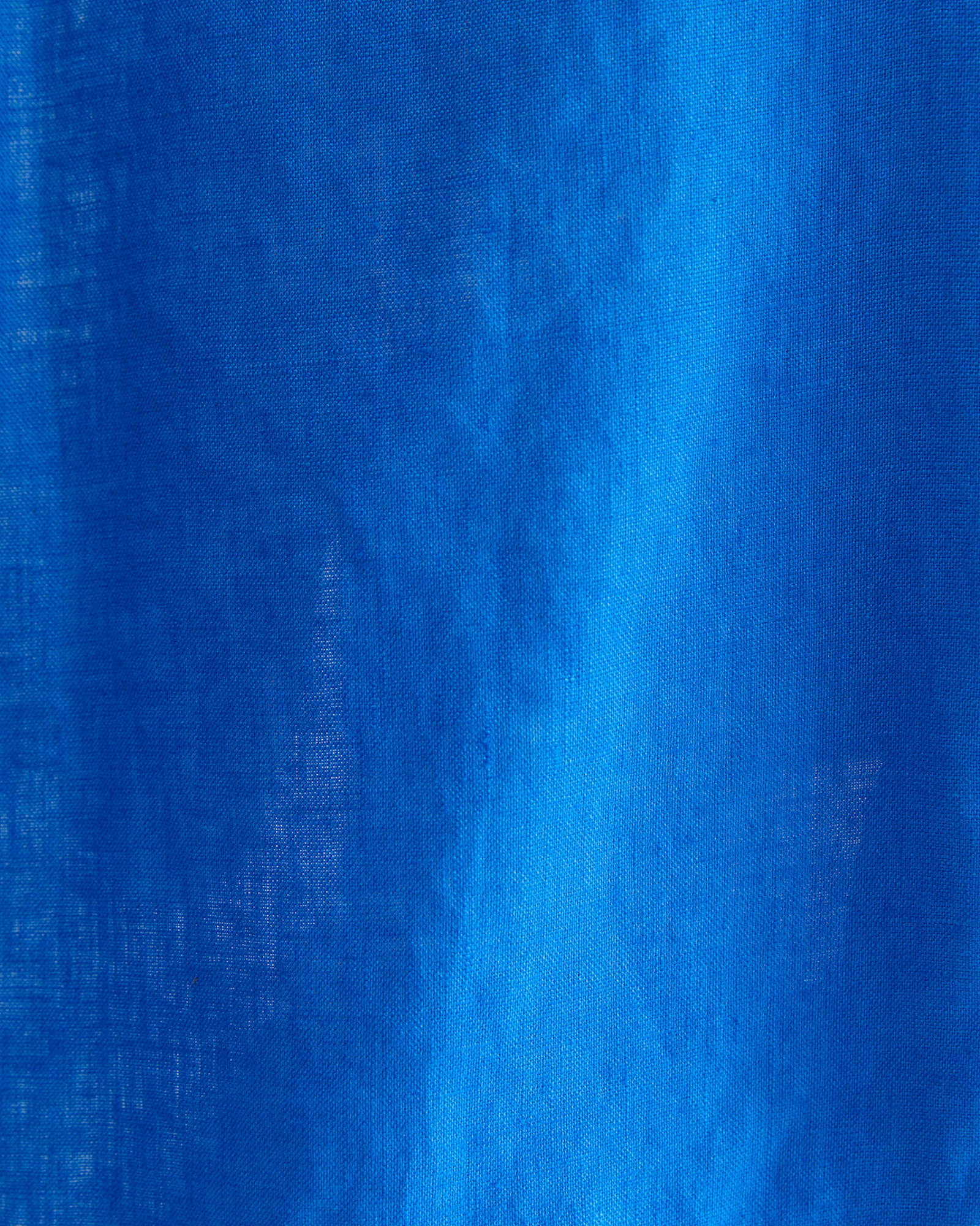 Lulu Blanket Stitch Linen Shirt in PEACOCK