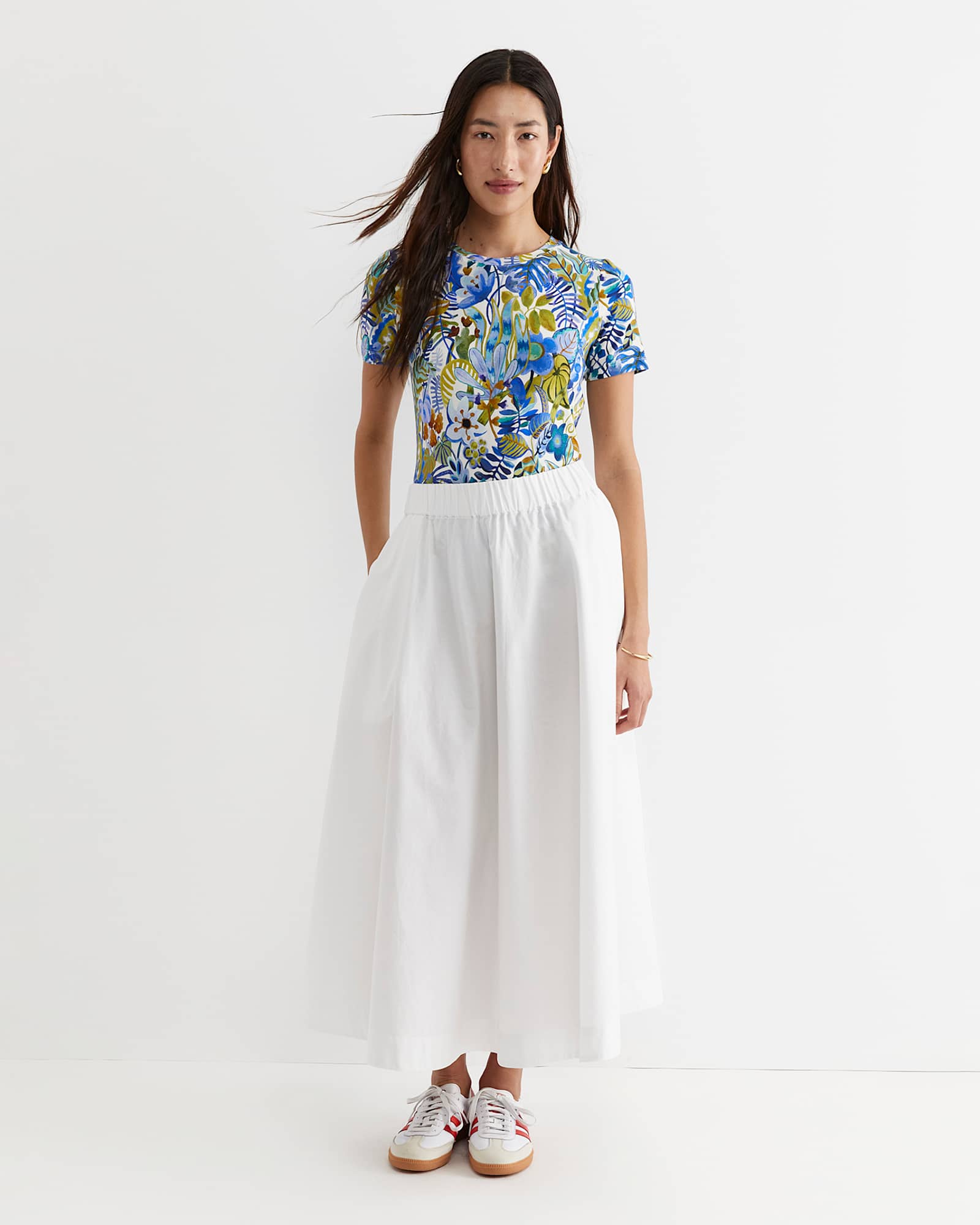 Jungle Short Sleeve Liberty Tee in BLUE MULTI