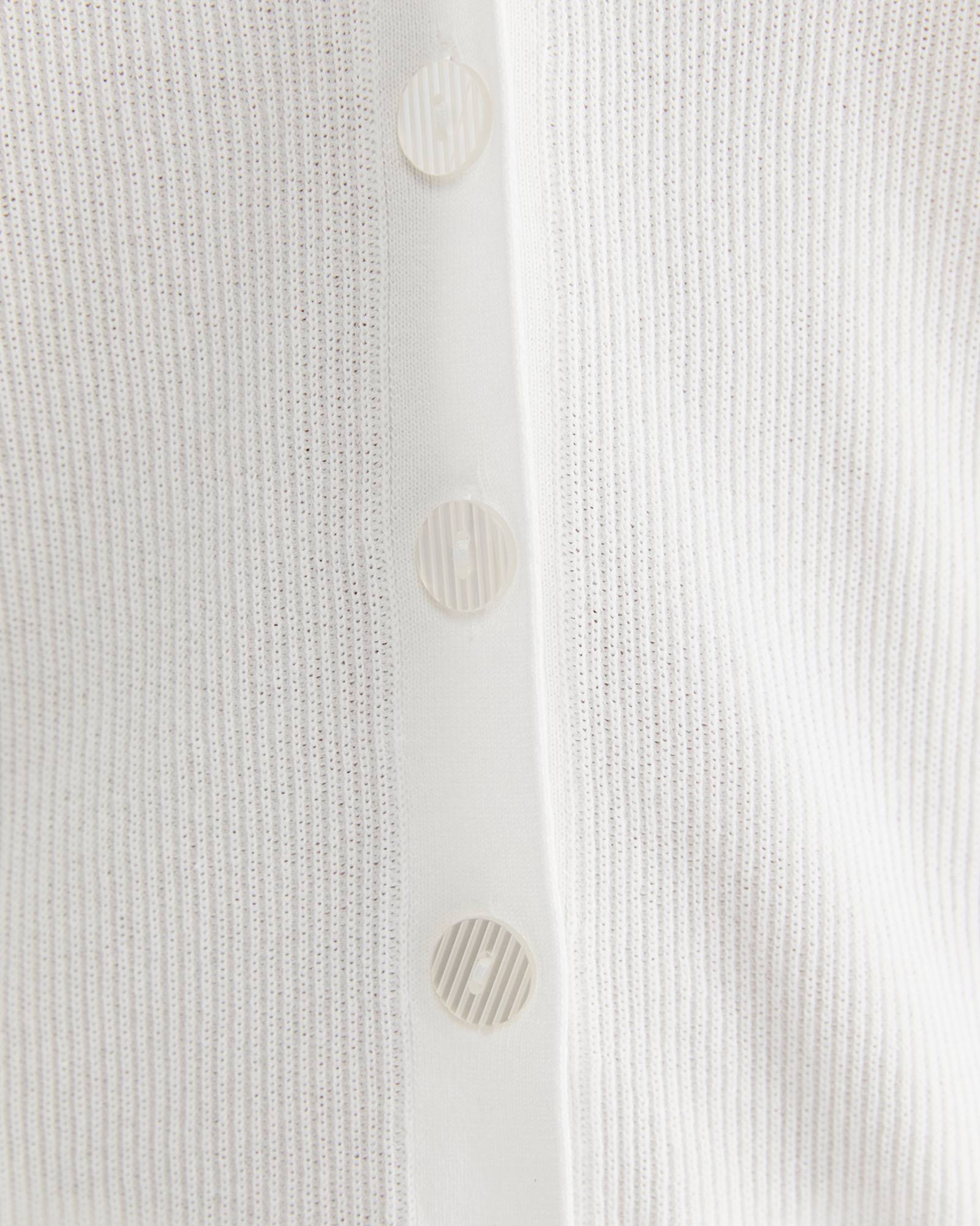 Becky Cotton Vest in WHITE