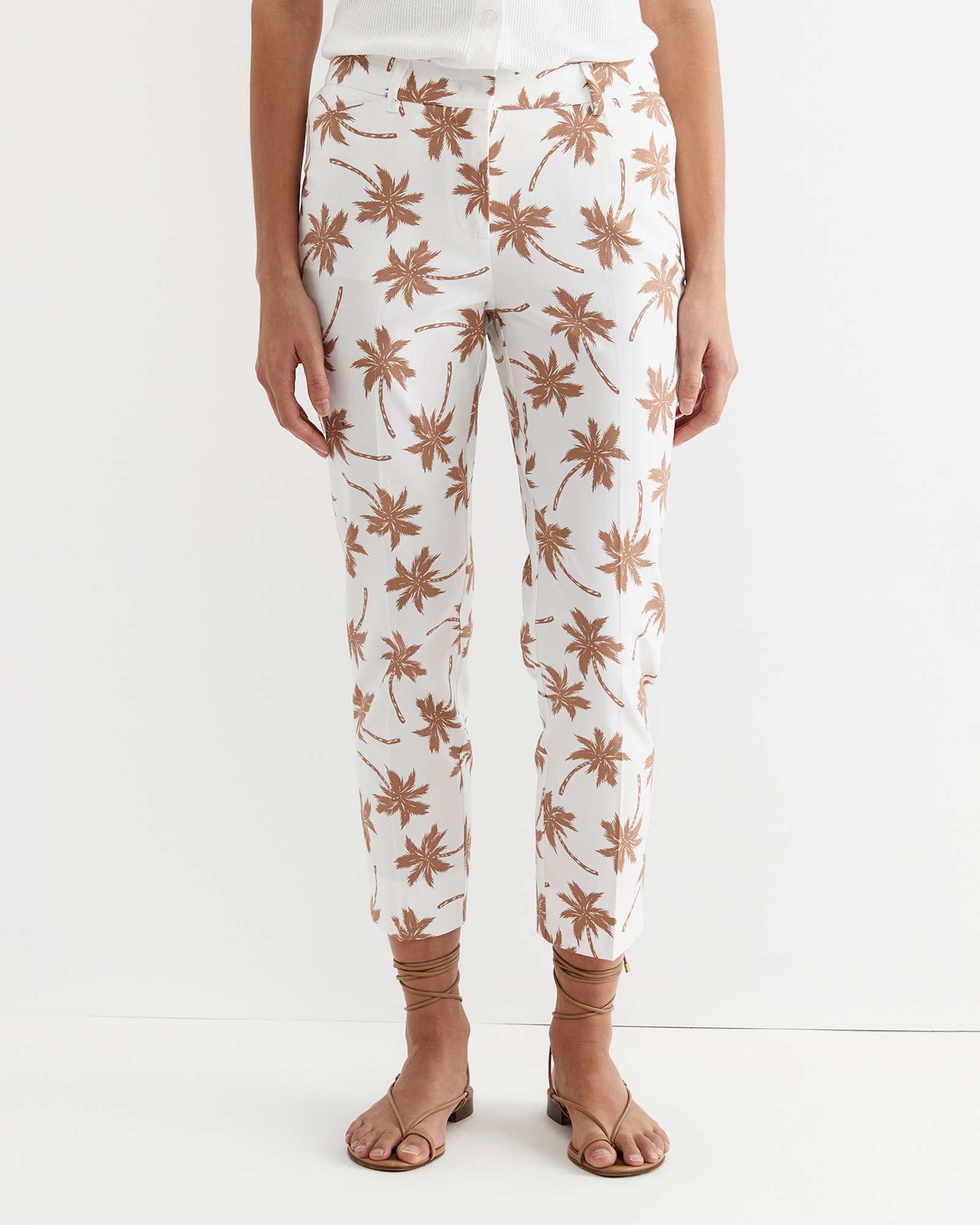 Palm Venus Capri in TAN/WHITE