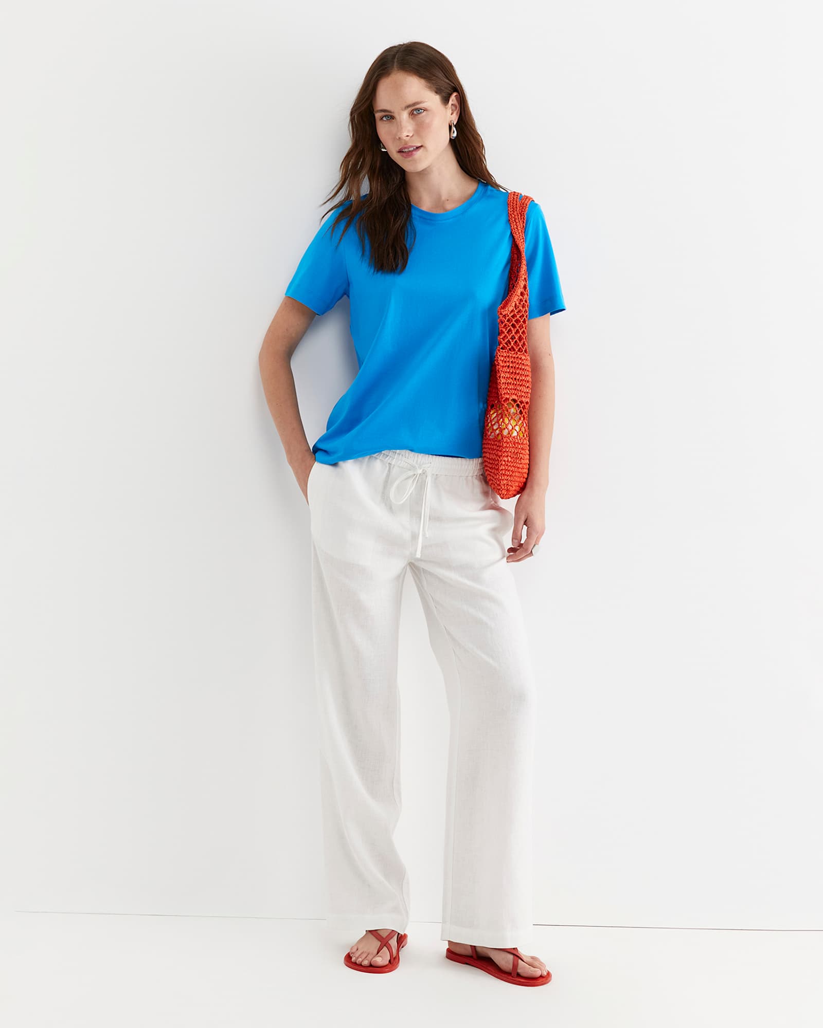 The Essential Tee in COVE BLUE