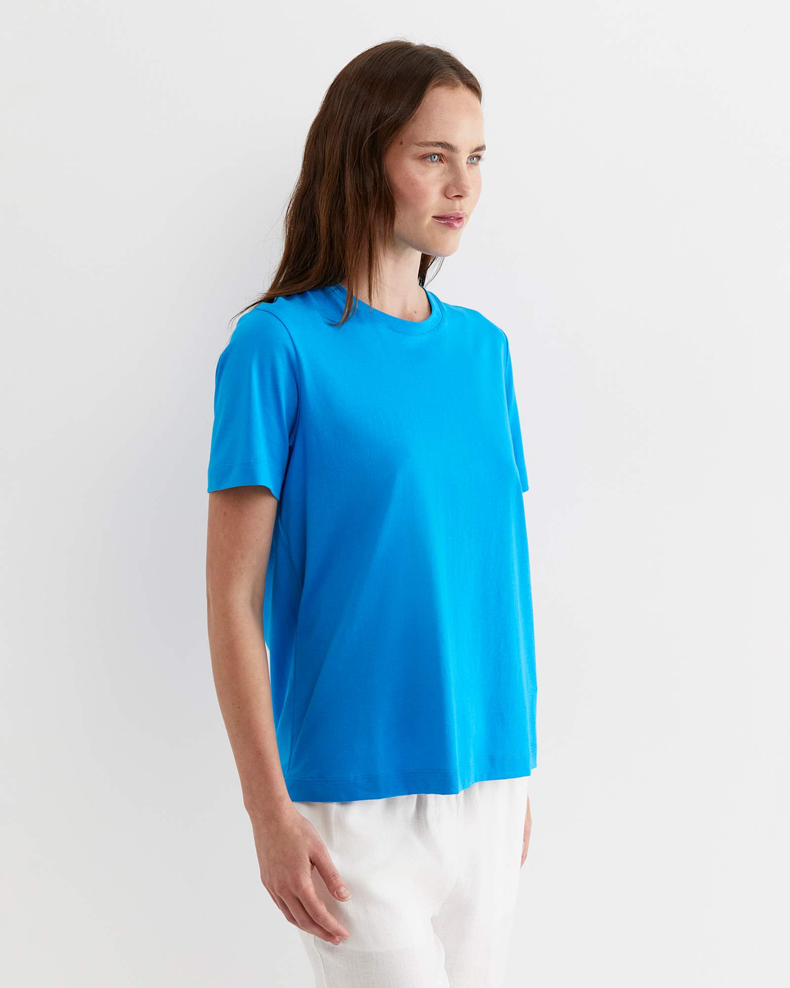 The Essential Tee in COVE BLUE