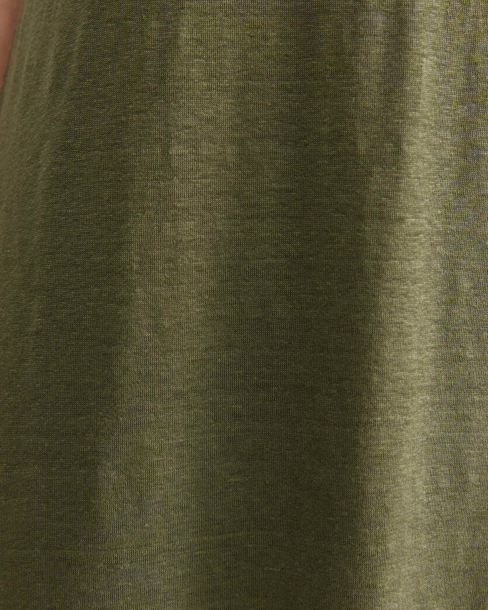 Tonia Linen Tank Midi Dress in KHAKI
