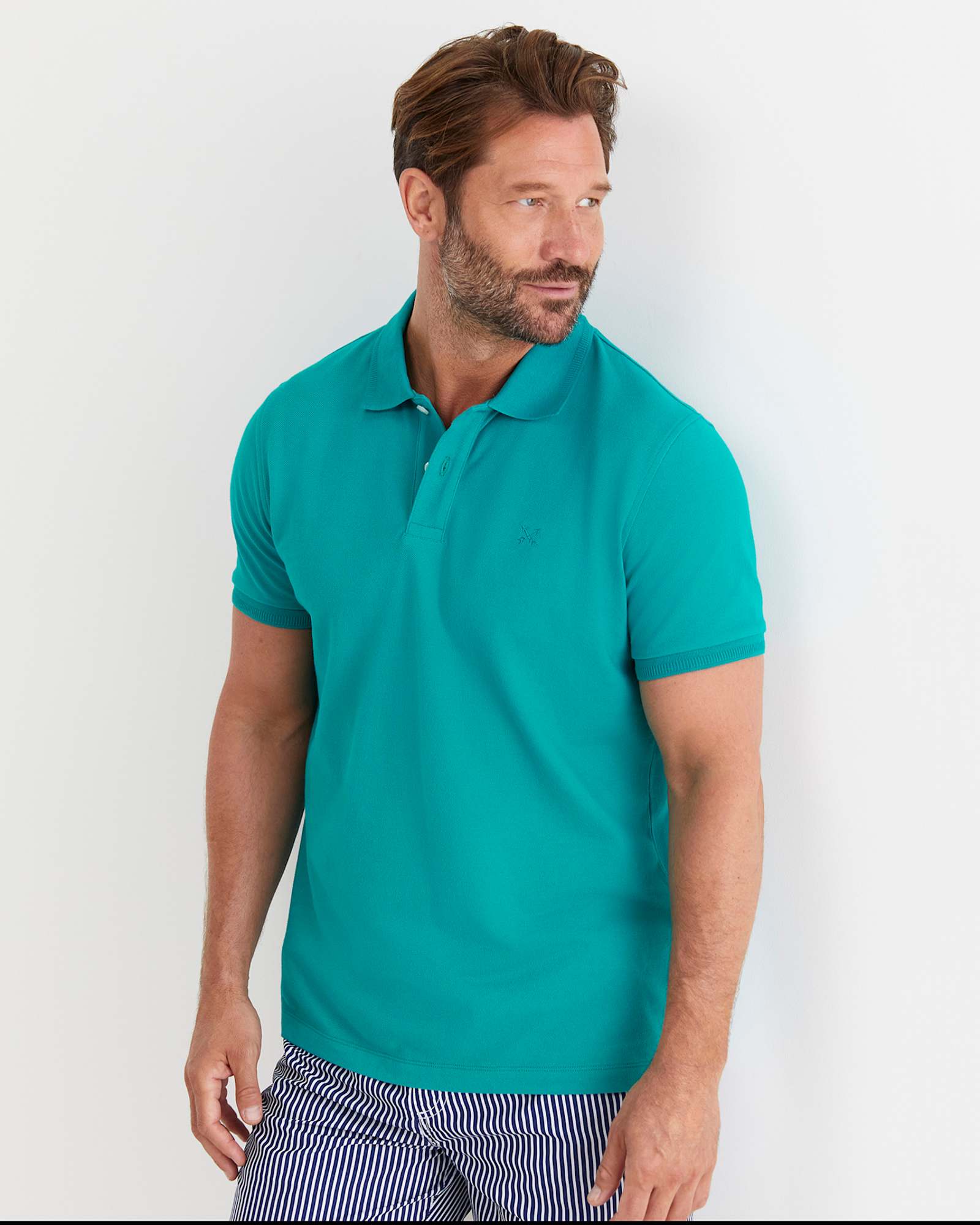 SC Pique Polo in SEAGREEN