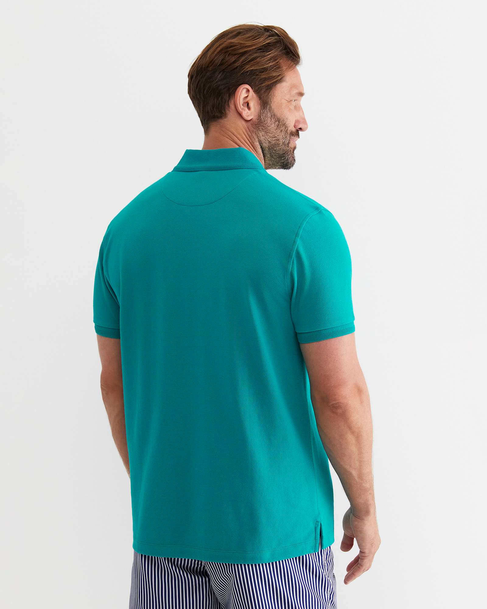 SC Pique Polo in SEAGREEN