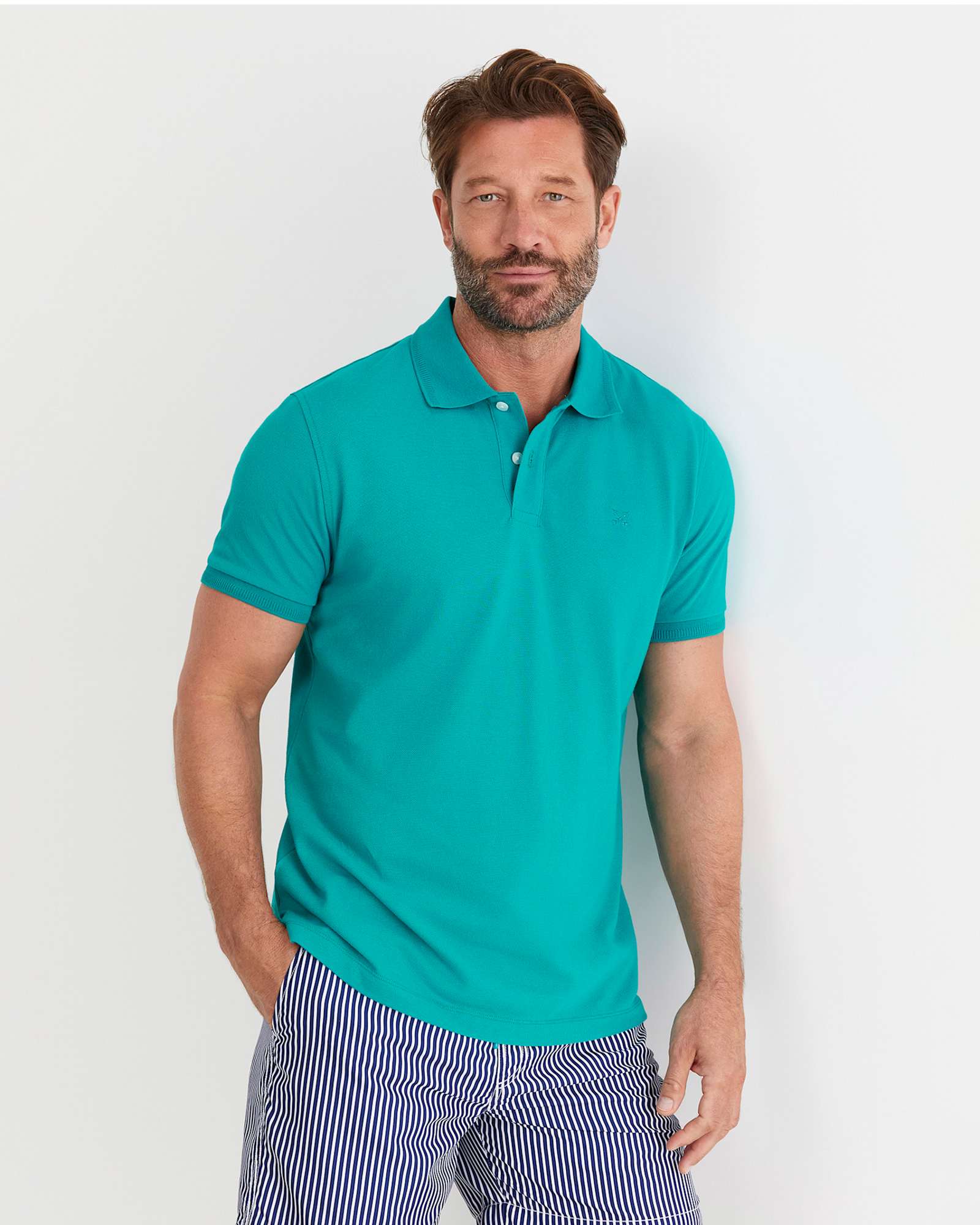 SC Pique Polo in SEAGREEN