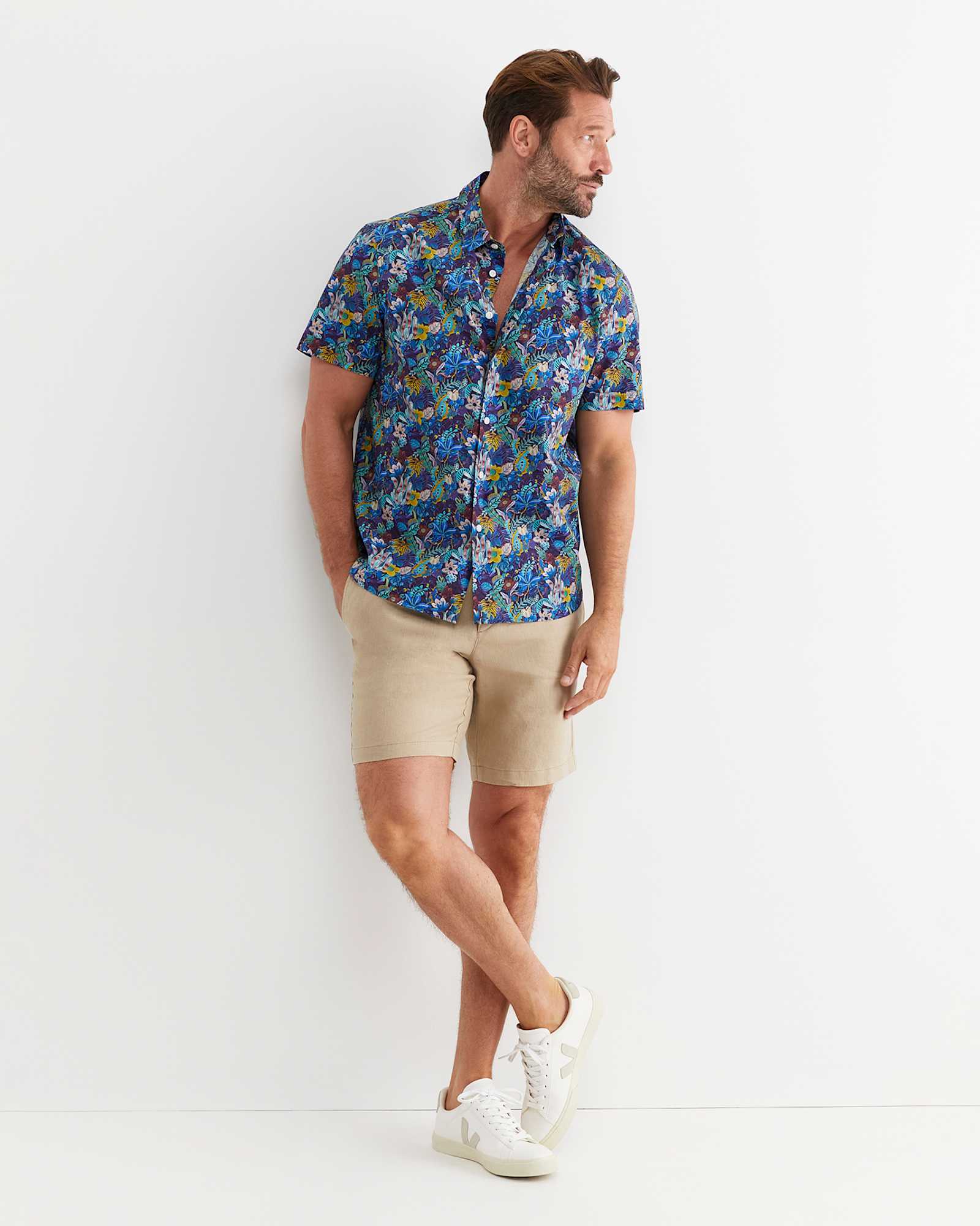 Kip Short Sleeve Liberty Shirt in MULTI