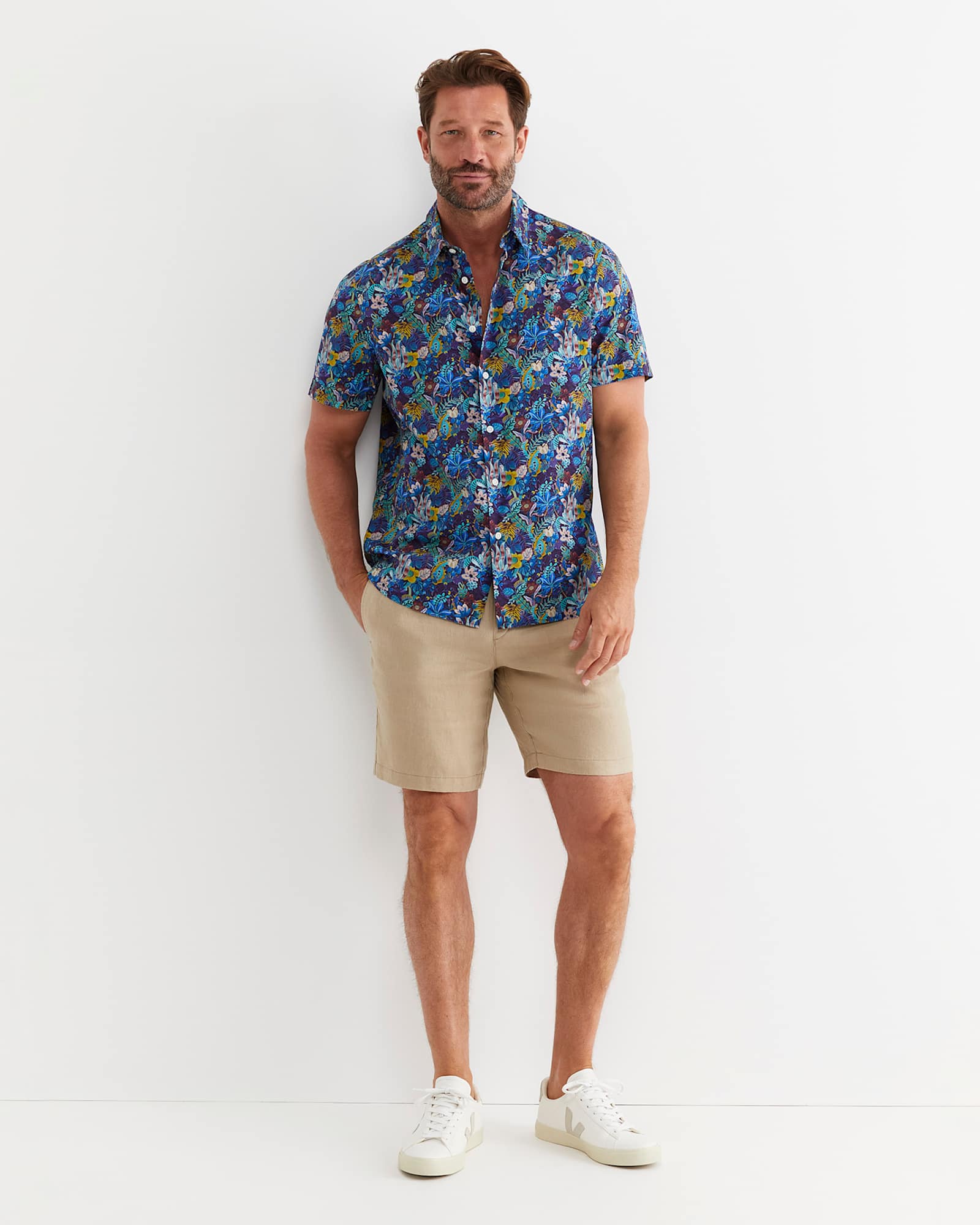 Kip Short Sleeve Liberty Shirt in MULTI