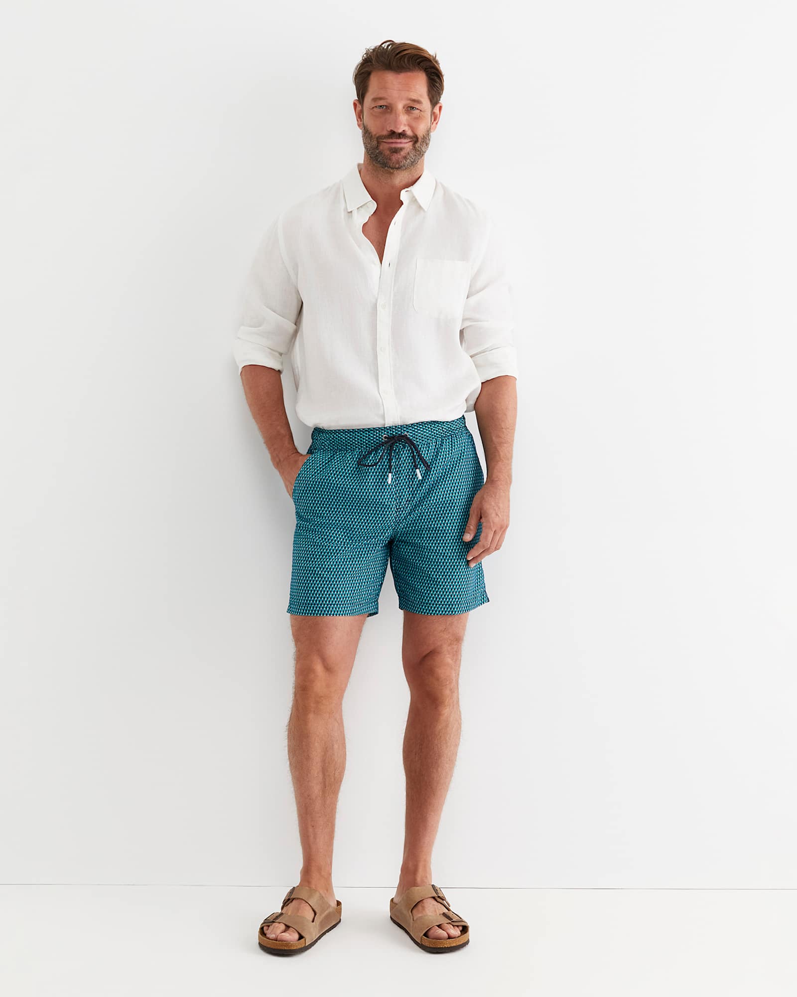 Chester Swim Short in NAVY MULTI