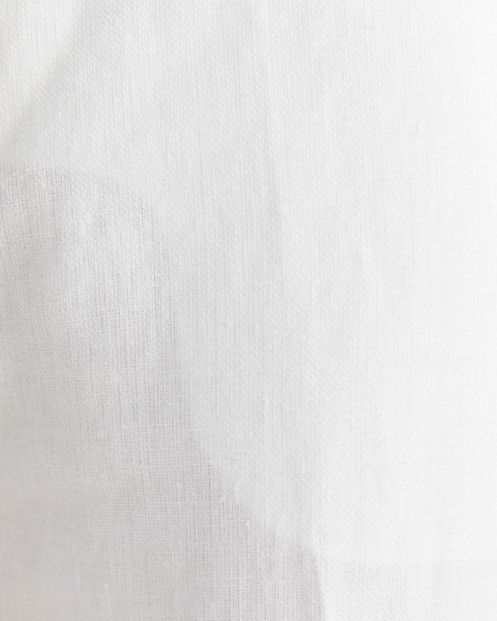 Freya Straight Linen Pant in WHITE