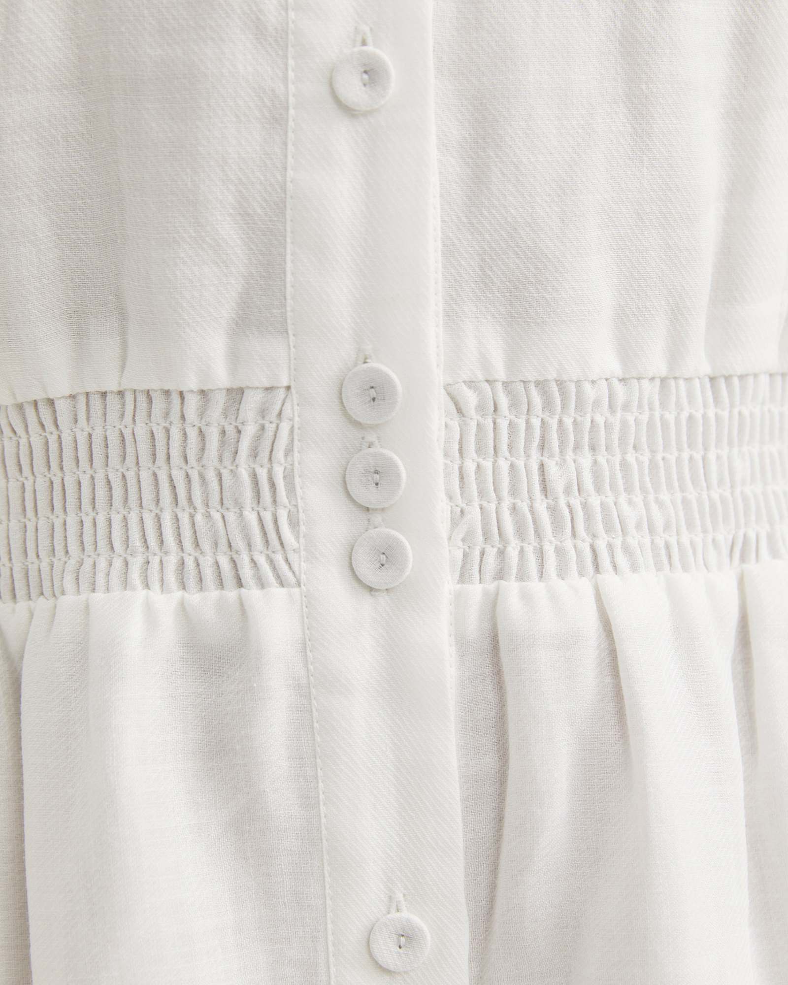 Rory Ramie Maxi Dress in WHITE
