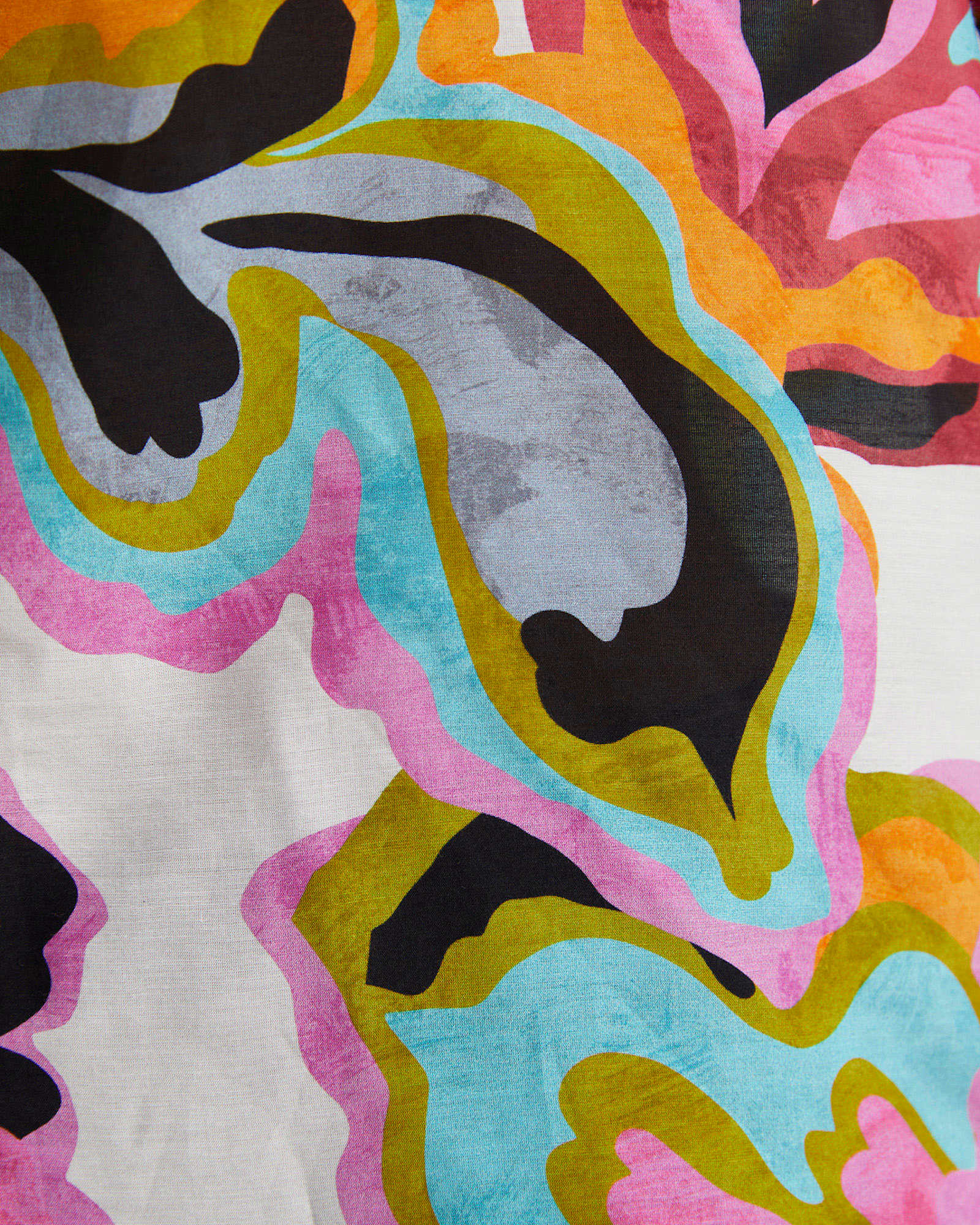 Fiola Lantern Sleeve Blouse in MULTI