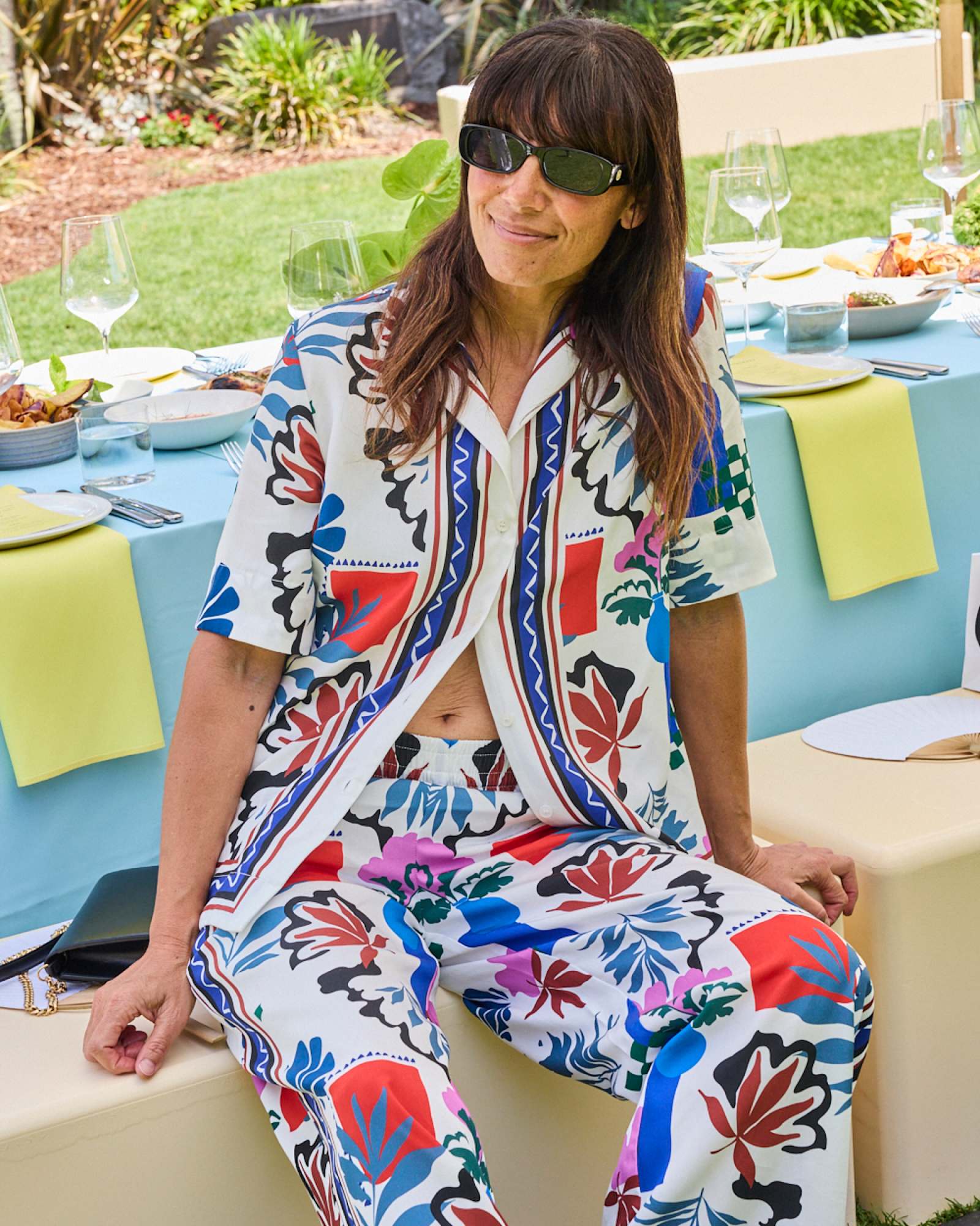 Marika Short Sleeve Shirt in PINK MULTI