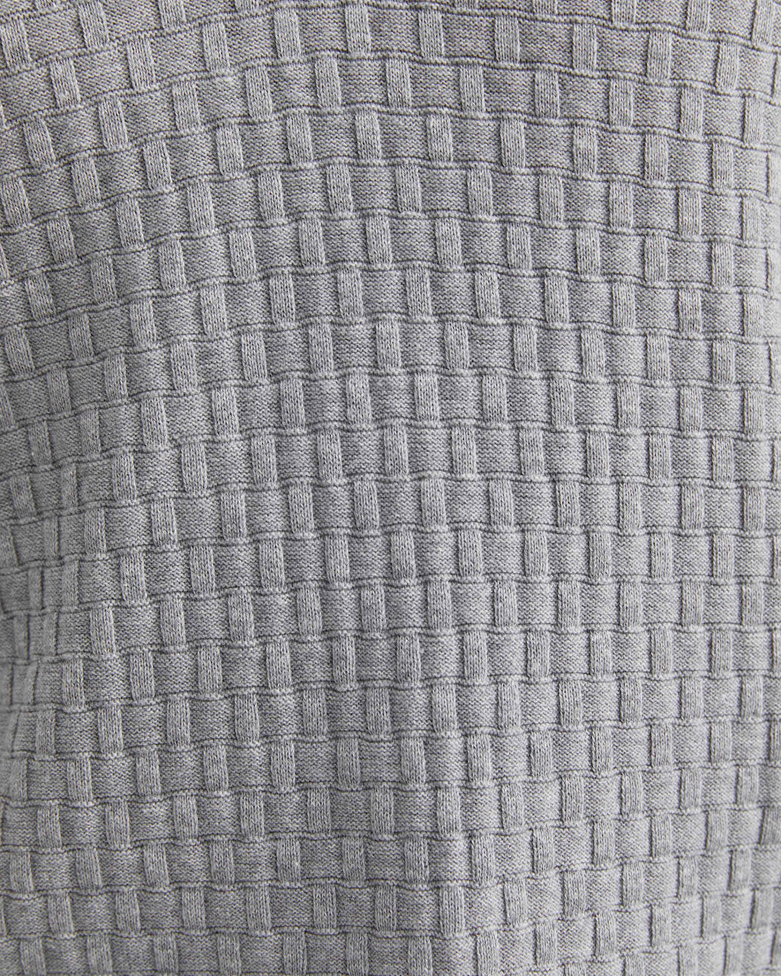 Bryant Knitted Polo in GREY MELANGE