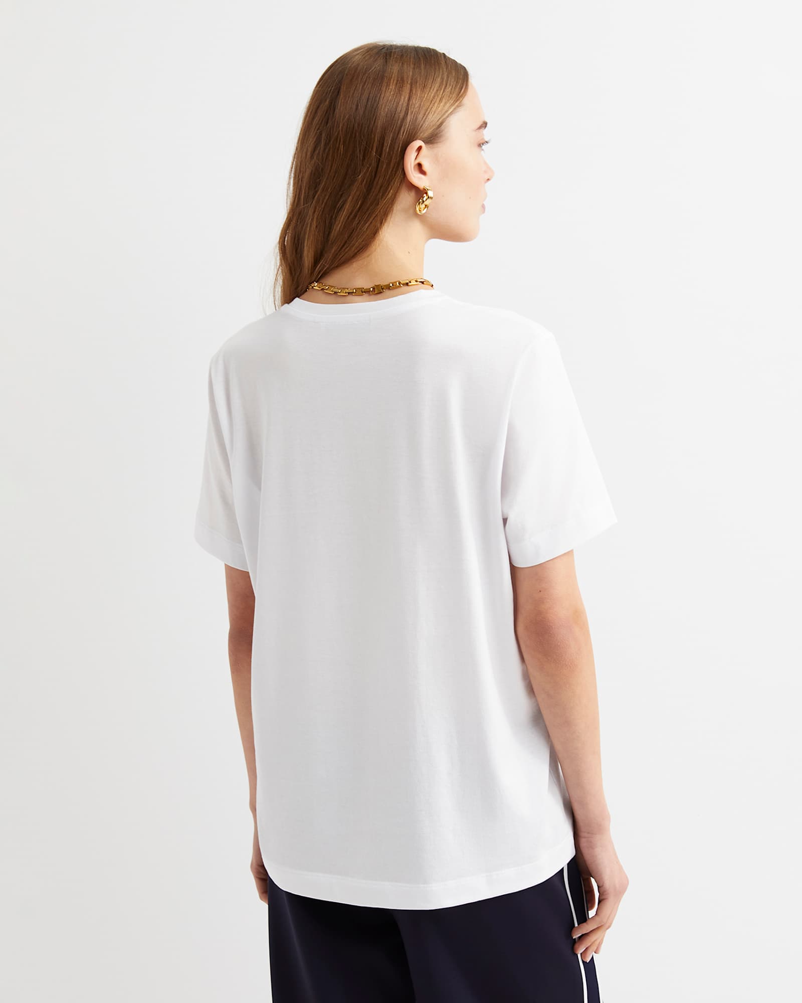 Essential Short Sleeve Club Tee in WHITE/MULTI
