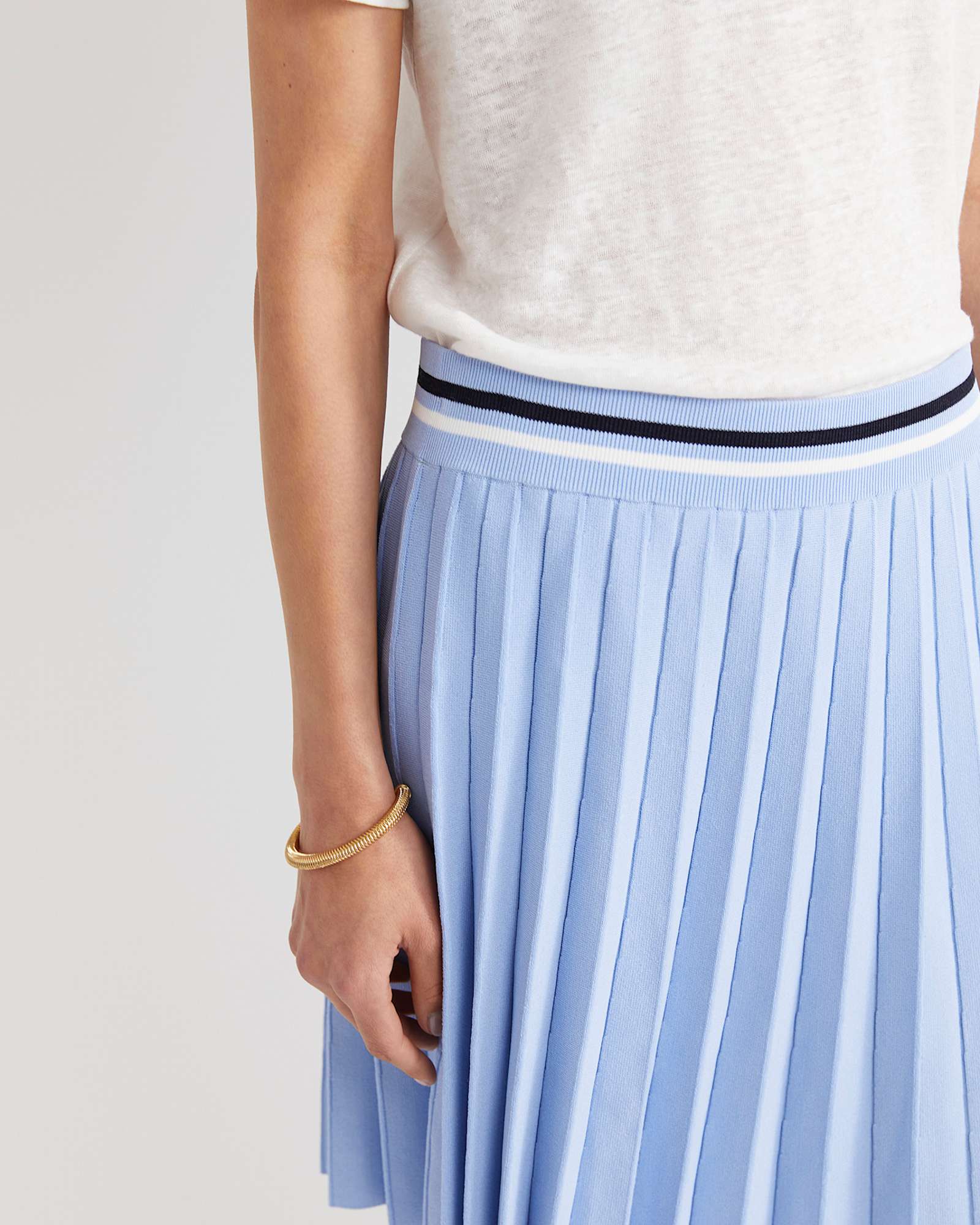 Maxine Milano Mini Skirt in SKY