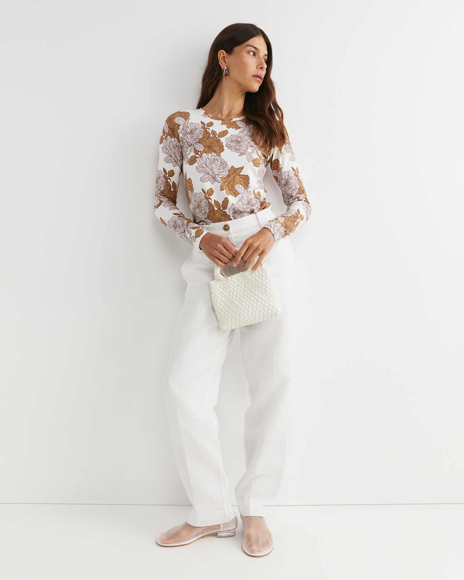 Miranda Magic Long Sleeve Tee in TAN