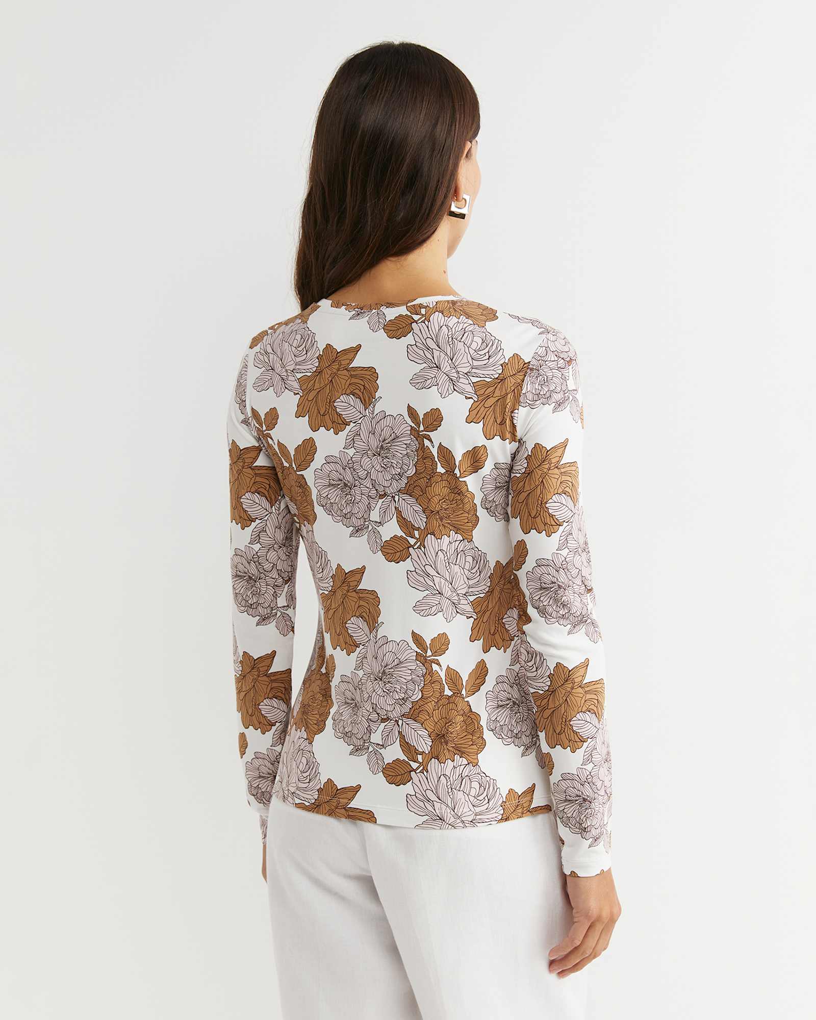 Miranda Magic Long Sleeve Tee in TAN
