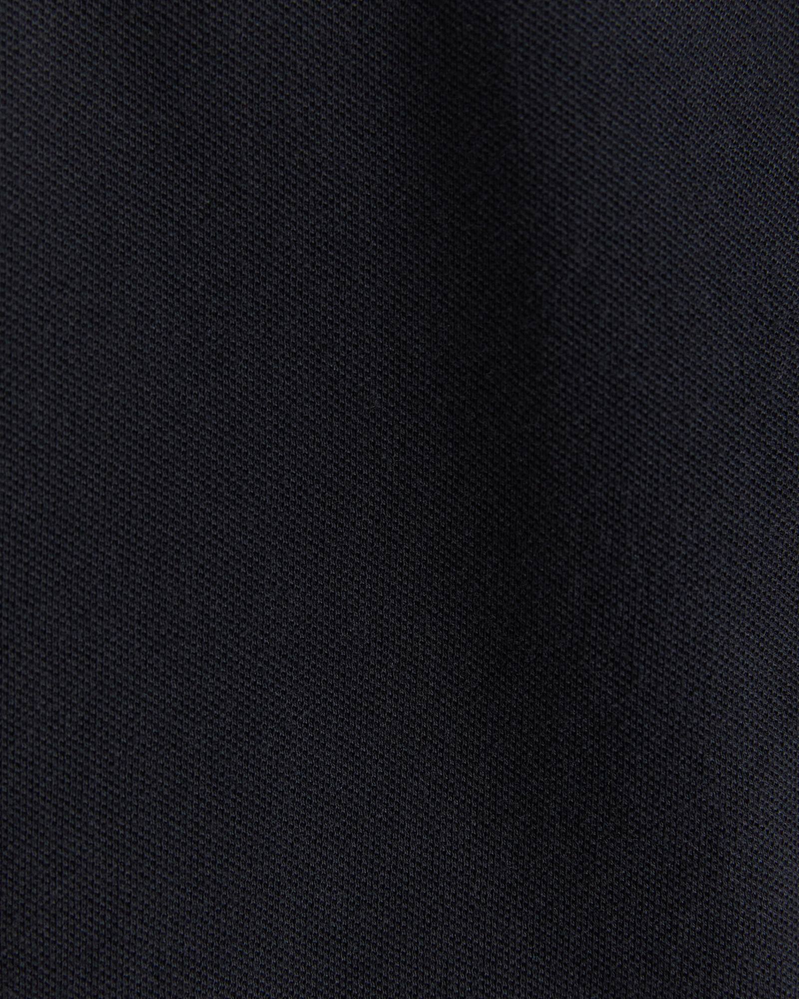 SC Tipped Pique Polo in BLACK