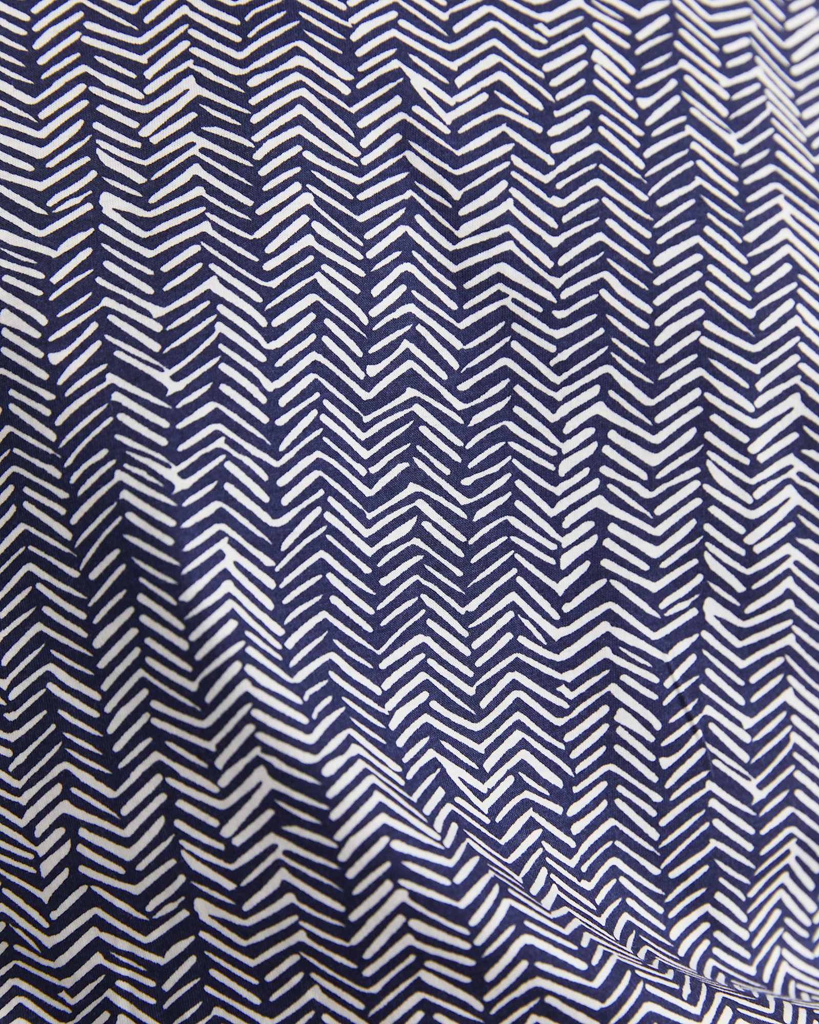 Harriet Mercerised Tee in NAVY MULTI
