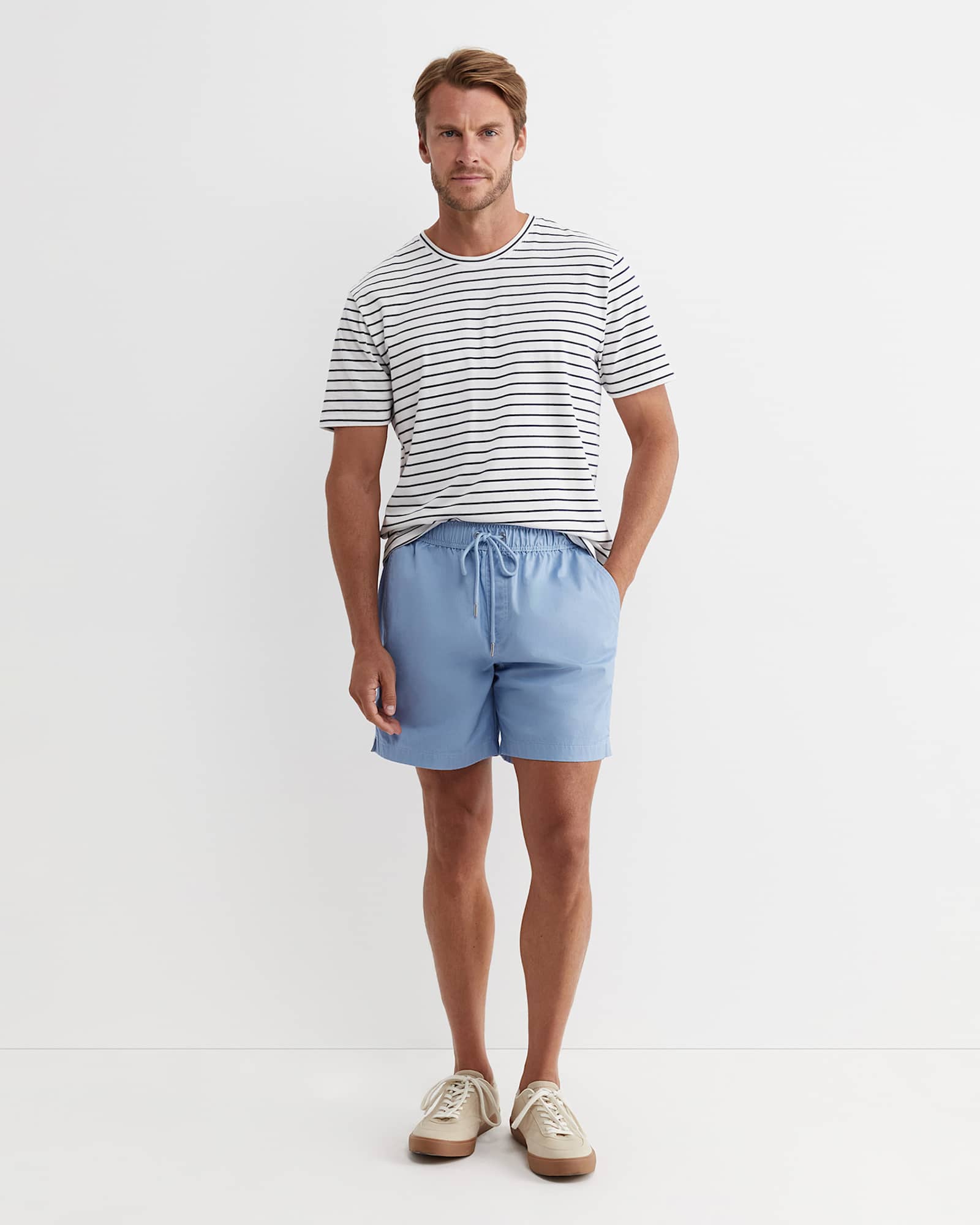 Waverly Volley Short in DUSTY BLUE