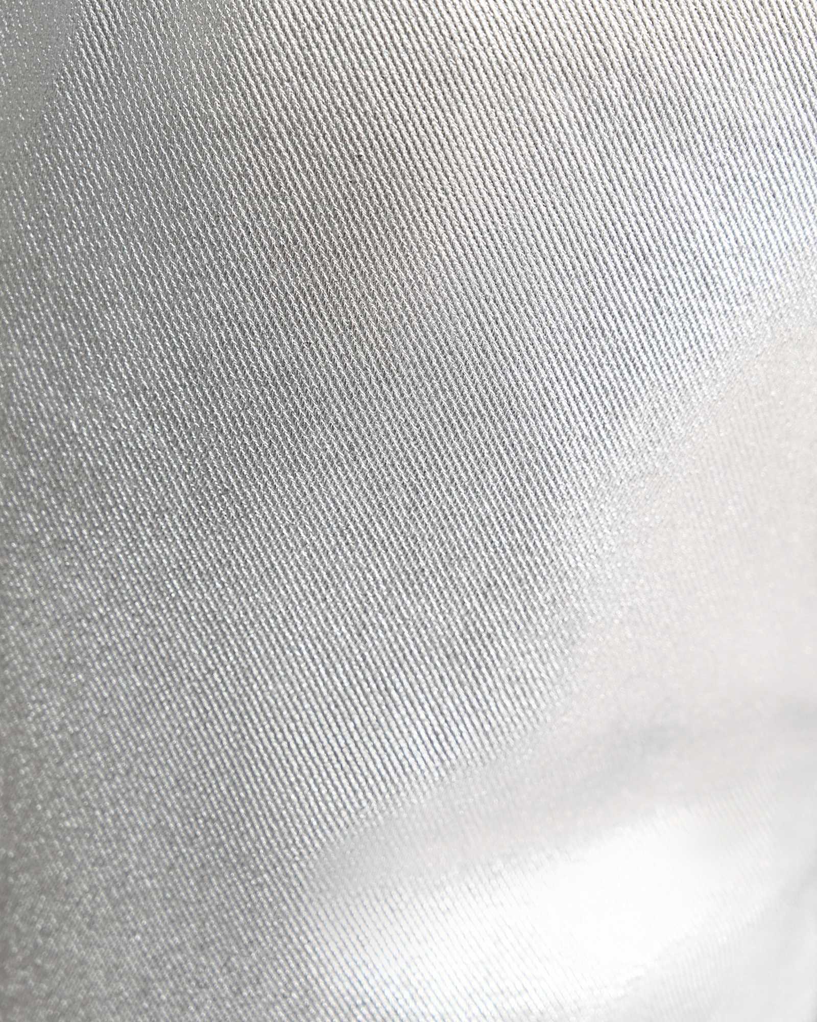 Bec Foiled Straight Leg Jean in SILVER