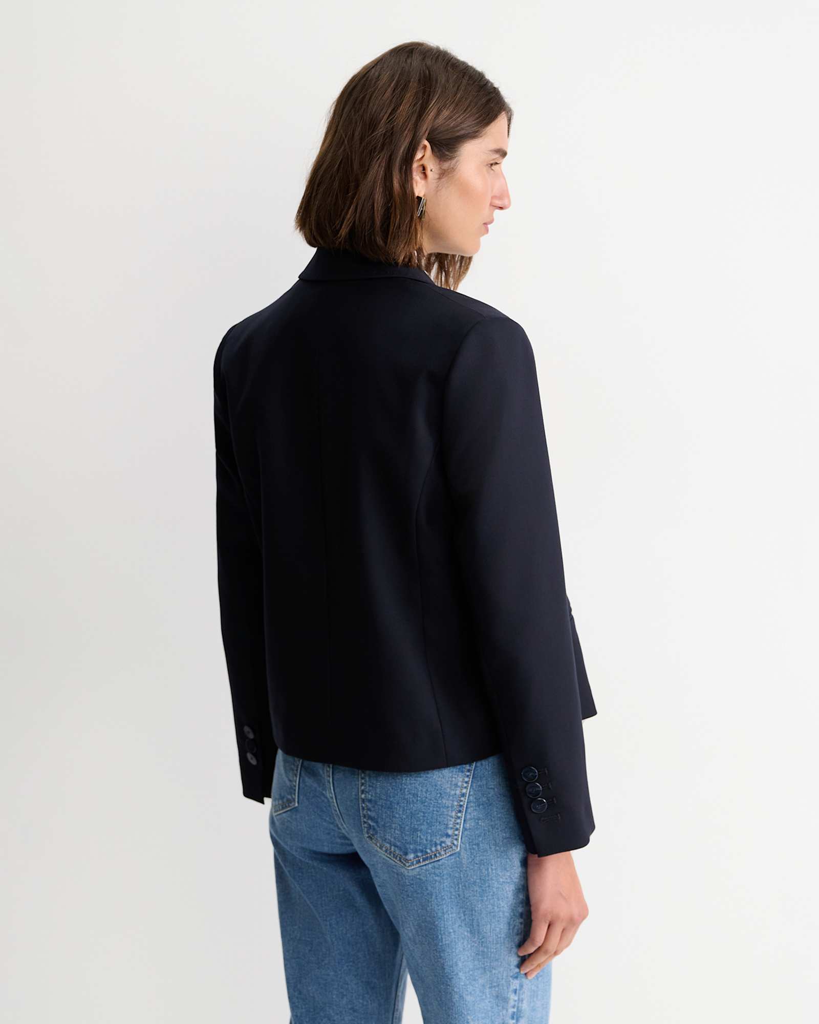 Wren Double Breasted Blazer in NAVY