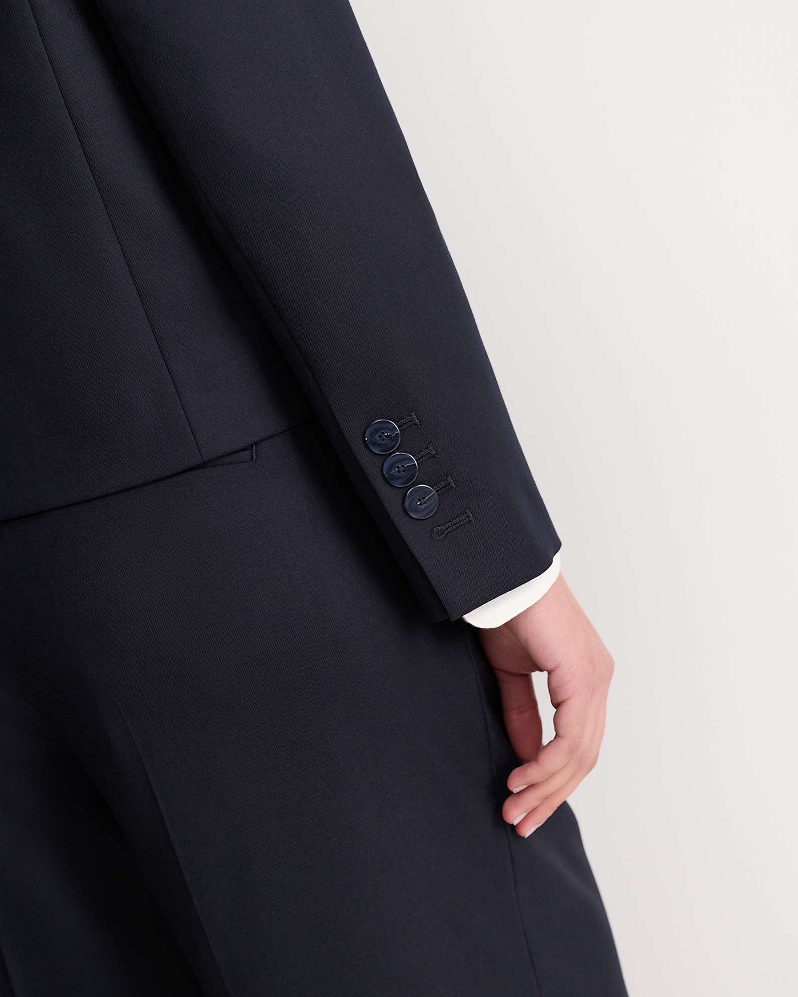 Wren Double Breasted Blazer in NAVY