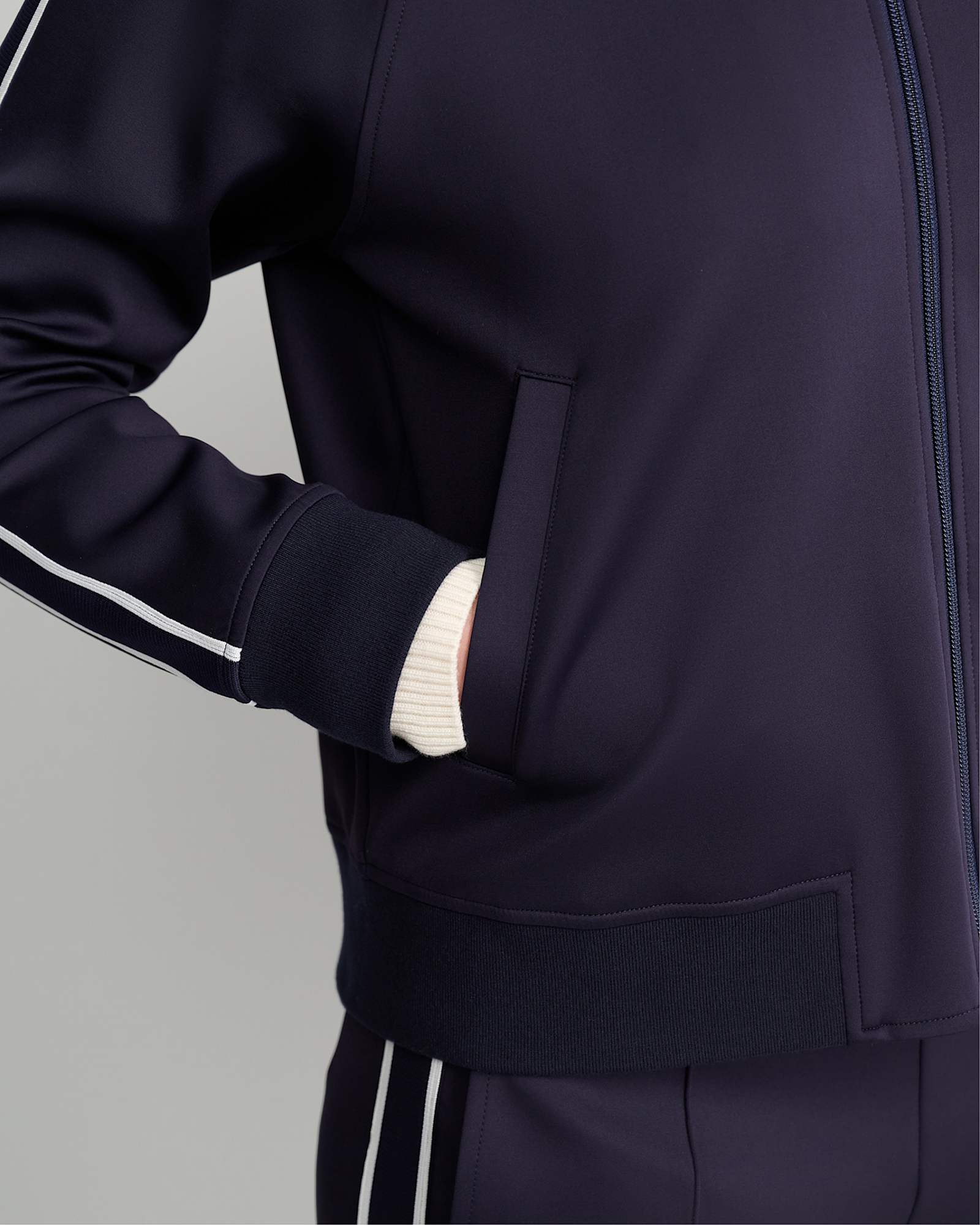 Lina Track Jacket in NAVY MULTI