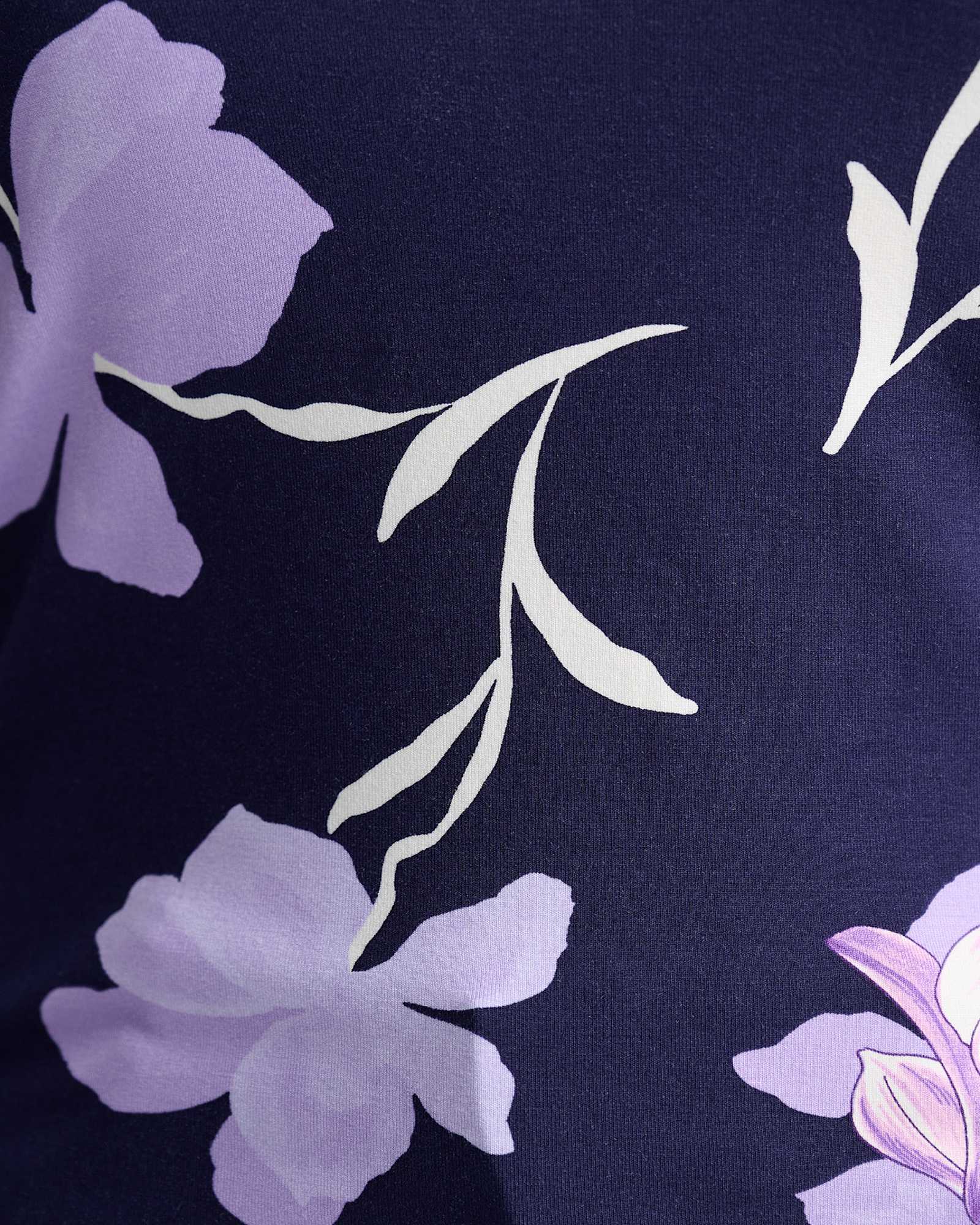 Iris Long Sleeve Magic Tee in NAVY MULTI