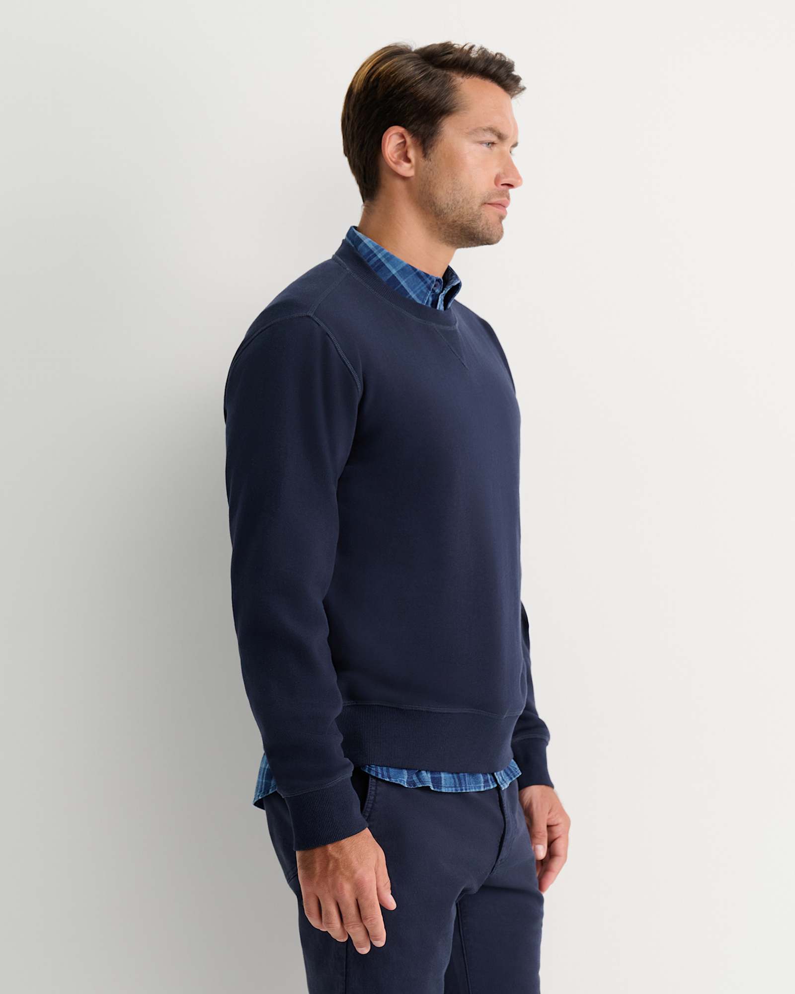 SC Crew Neck Sweat in NAVY