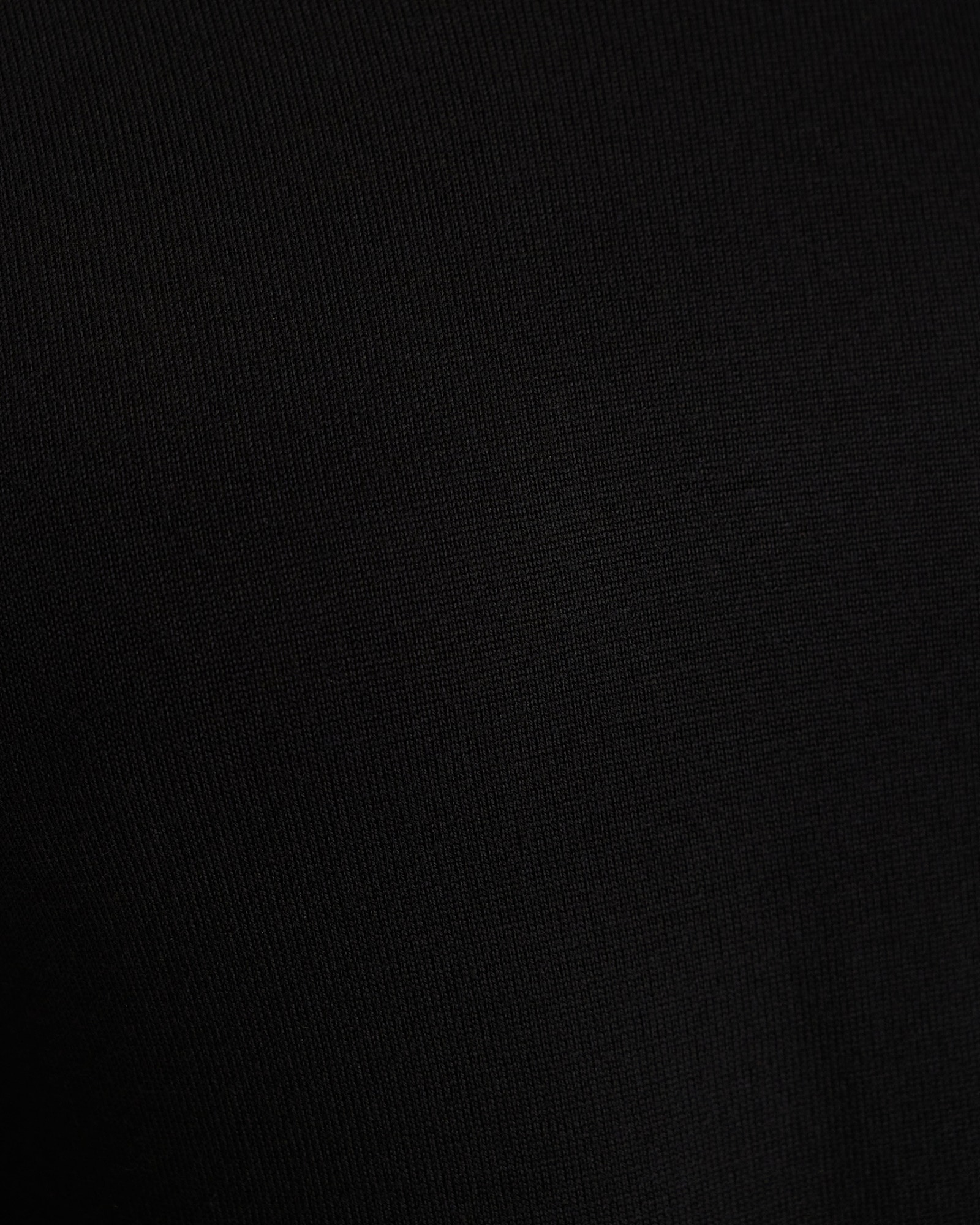 Merino Crew Neck Knit in BLACK