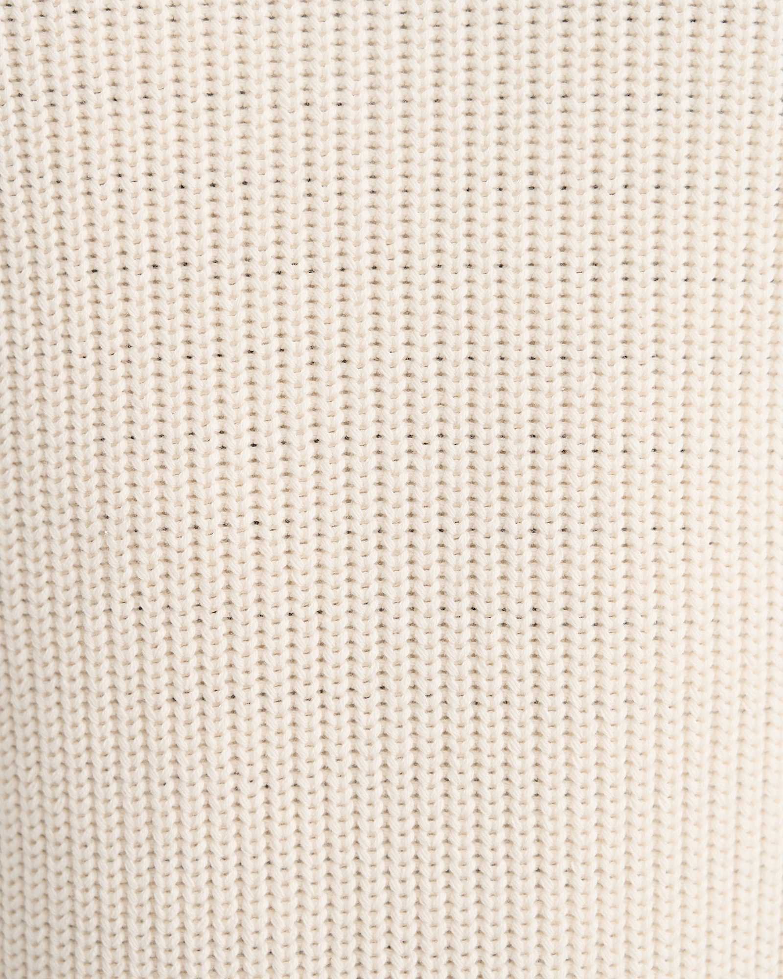 Finn Rib Crew Neck Knit in MILK