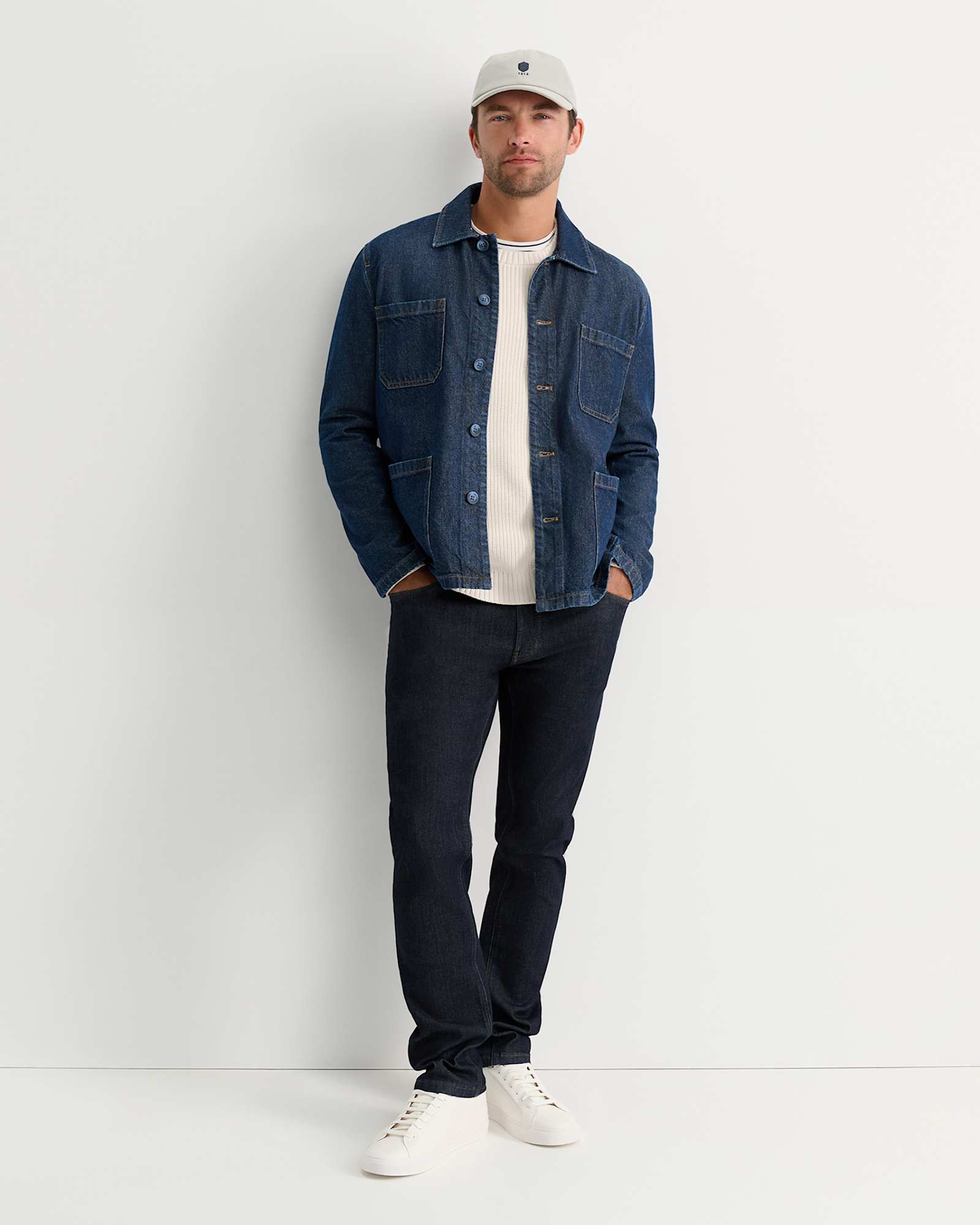 Finn Rib Crew Neck Knit in MILK
