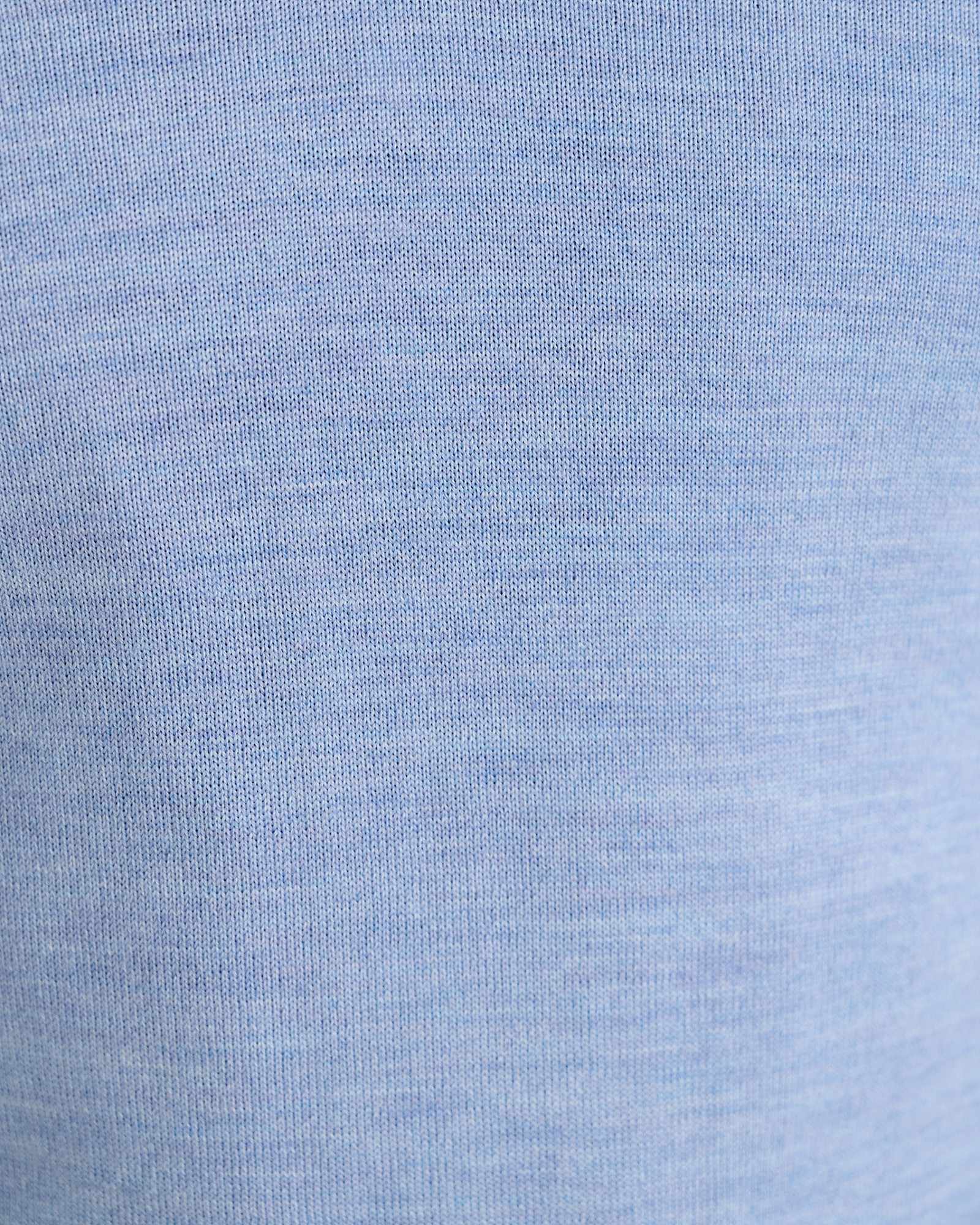 Merino V-Neck Knit in ICE BLUE